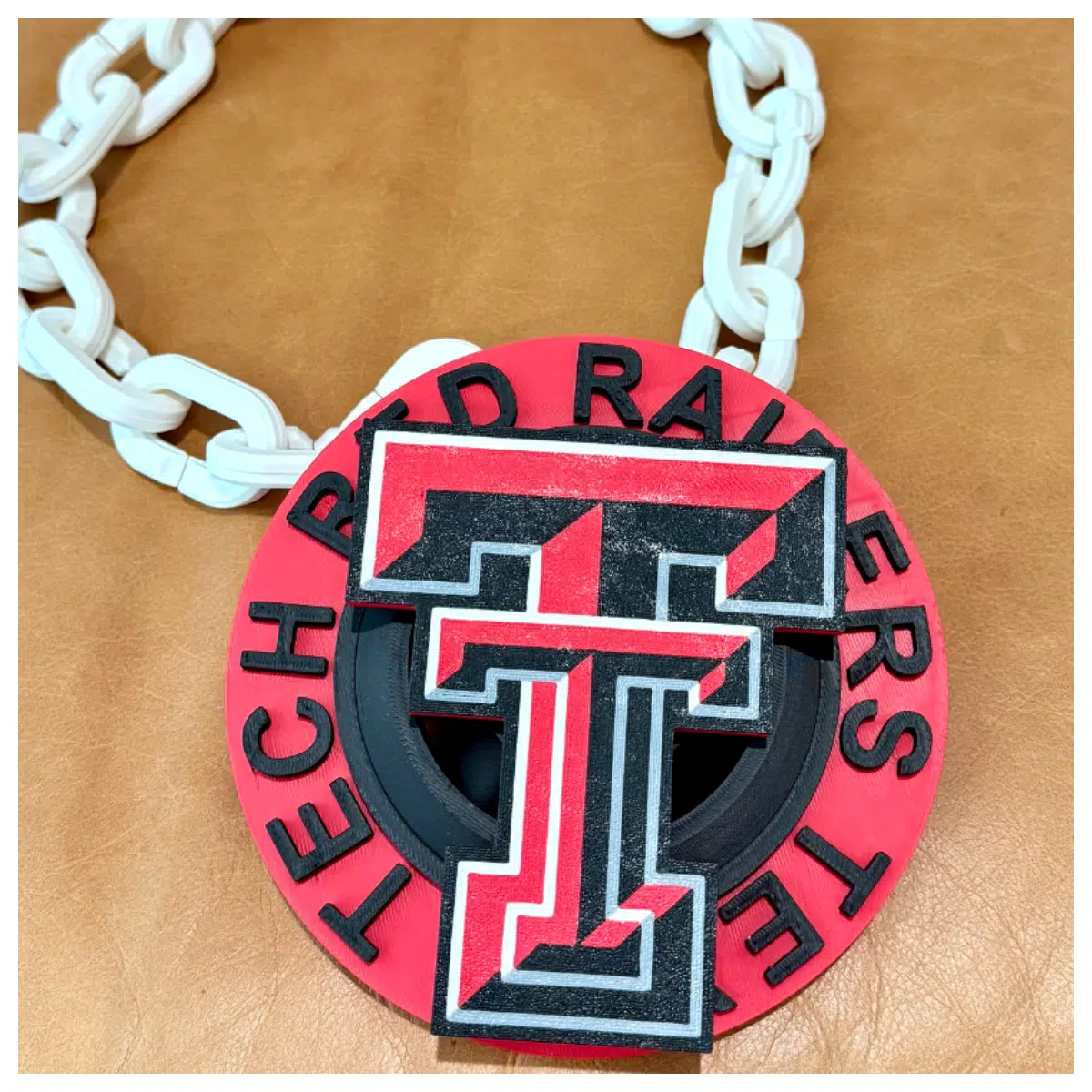 Texas Tech Red Raiders Rotating Chain Chain Parts Chain Links Motorcycle Chain Bicycle Chain Accessories