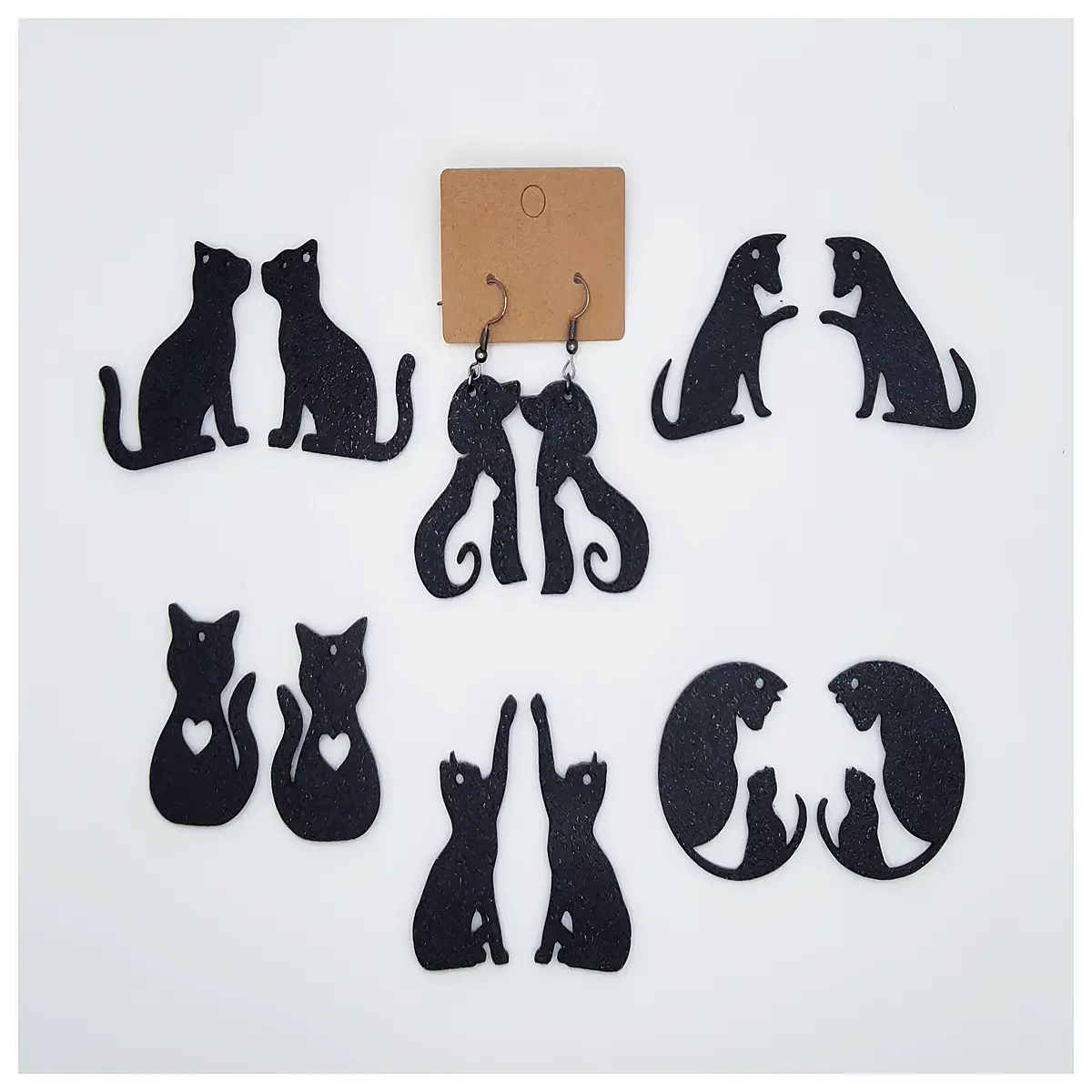 Cat Earrings Women s Cute Cat Ear Studs Pet Jewelry Simple Fashion Earrings Trendy Accessories