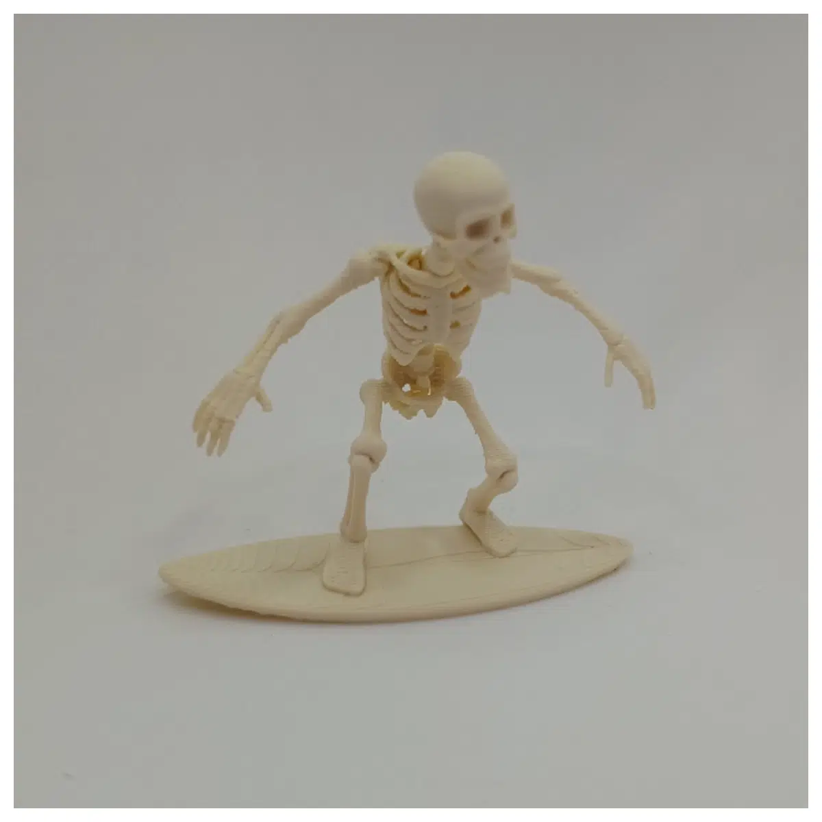 skull surfer figurine cool skeleton wave rider undead goth decoration edgy biker skull art alternative lifestyle gift