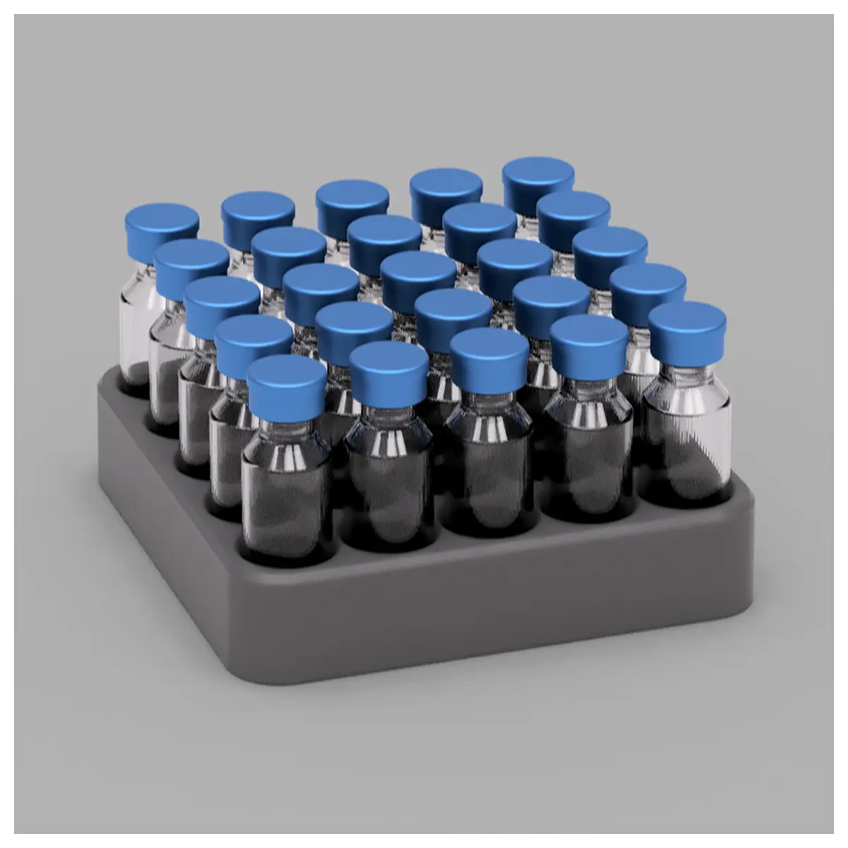 1ml Medicine Bottle Organizer Stackable Shelf Storage Rack Pharmacy Bottle Holder Medical Supply Organizer Medication Storage Solutions