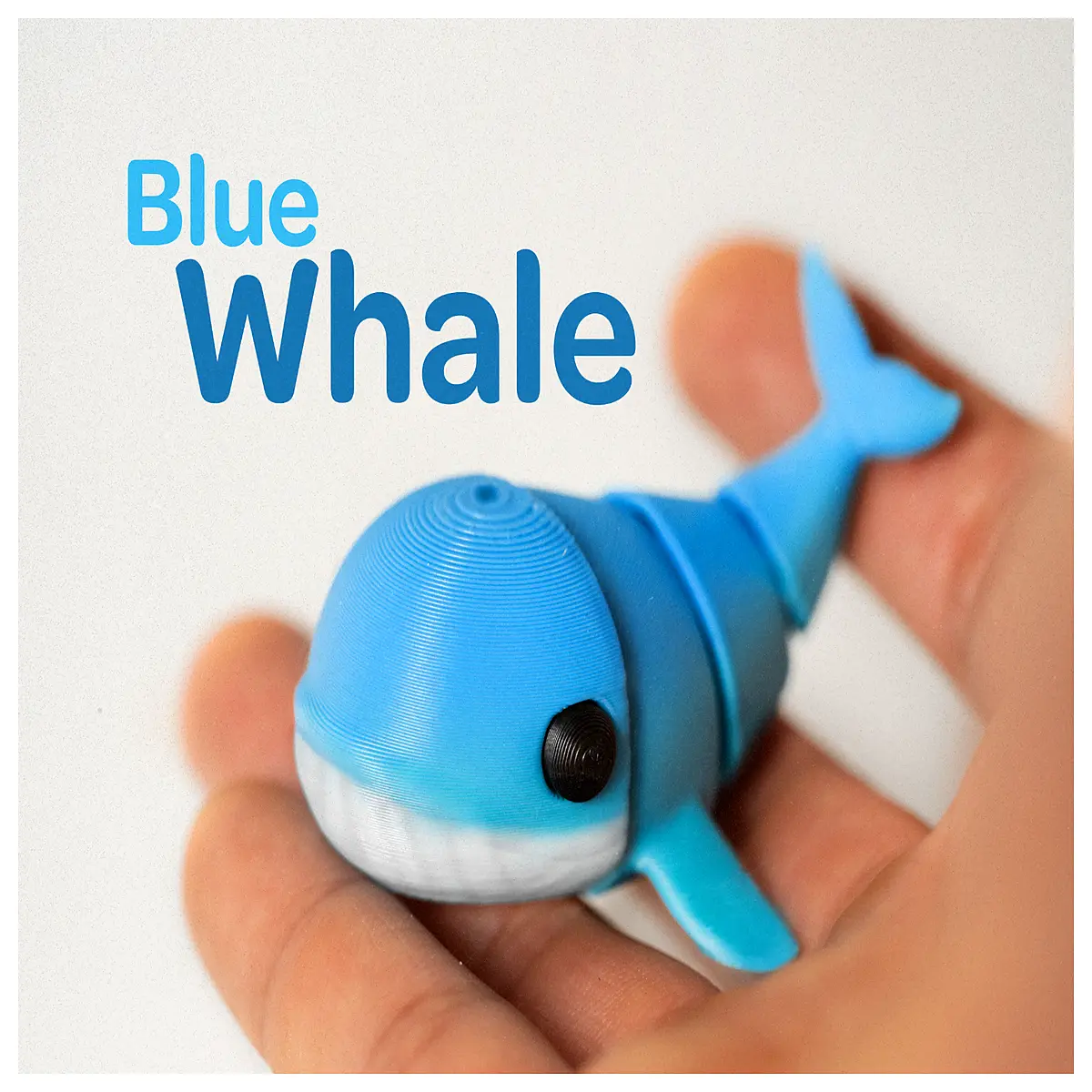 Mini Whale Toy Movable Joint Keychain Cute Animal Collectible Kids Birthday Gift Novelty Accessory