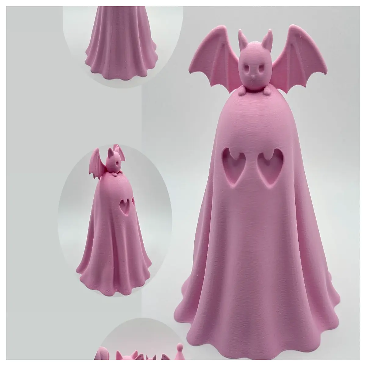 Halloween Ghost Bat Decoration Festive Decor Haunted House Props Horror Decoration Spooky Halloween Bat Figurine for Halloween Parties Display