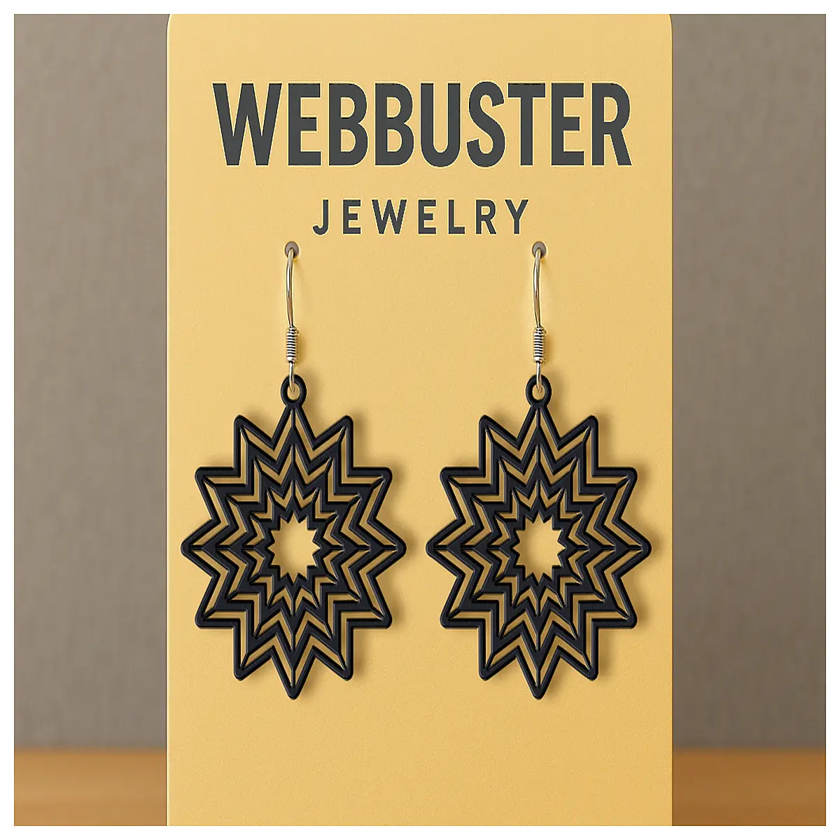 Mandala Earrings Women s Meditation Earring Geometric Pattern Ethnic Style Decorative Earrings Zen Earring Drops