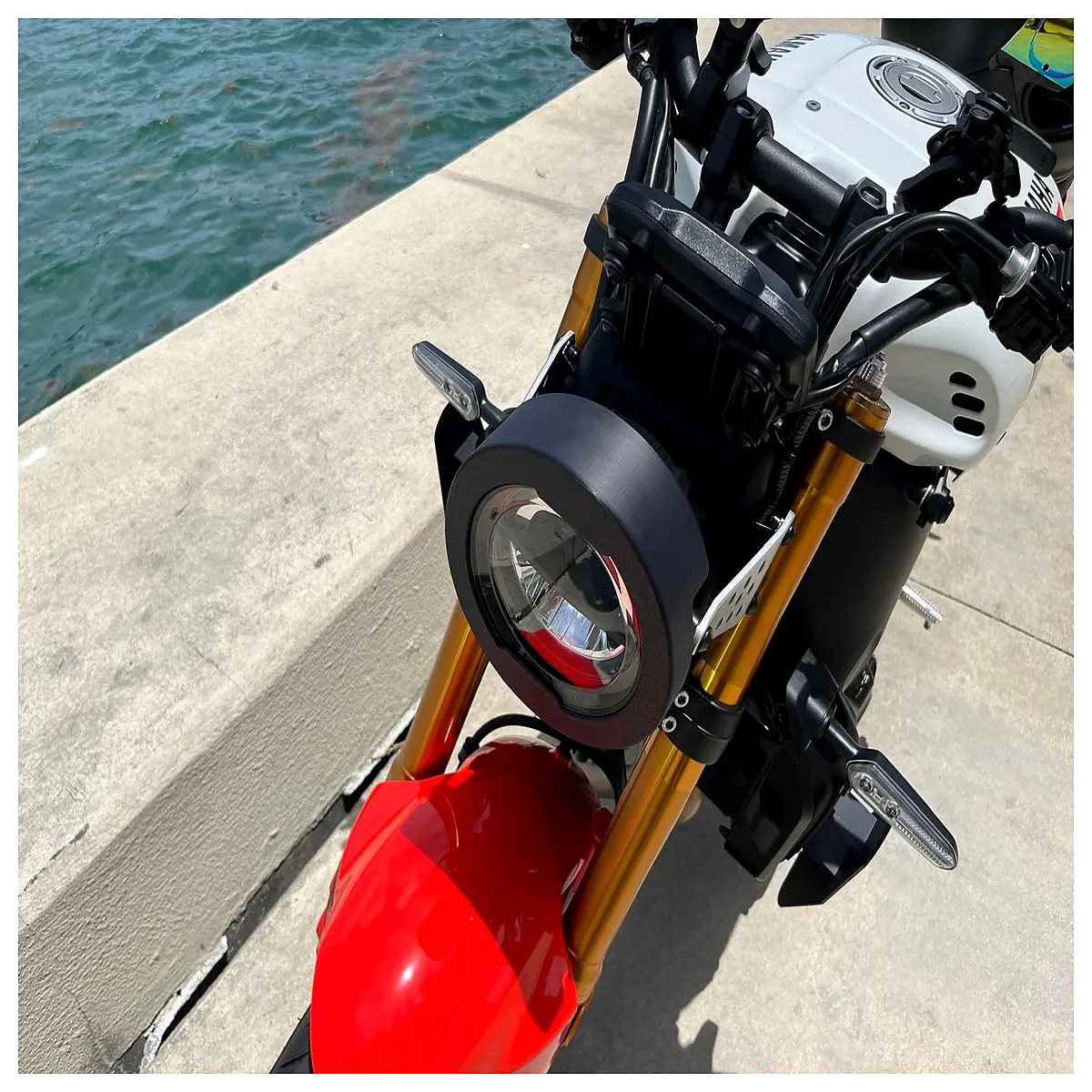 XSR900 Ring Accessory Headlight Trim Extension Motorcycle Parts Customization Night Riding XSR900 Components