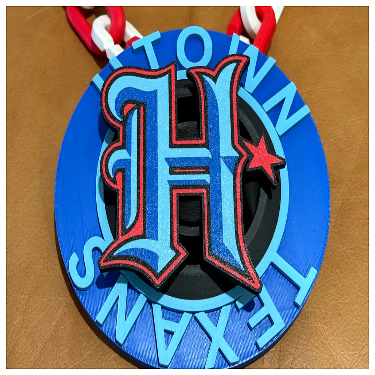 HTown Texans Rotating Chain Fitness Equipment Workout Accessories Strength Training Running Chain Gym Gear