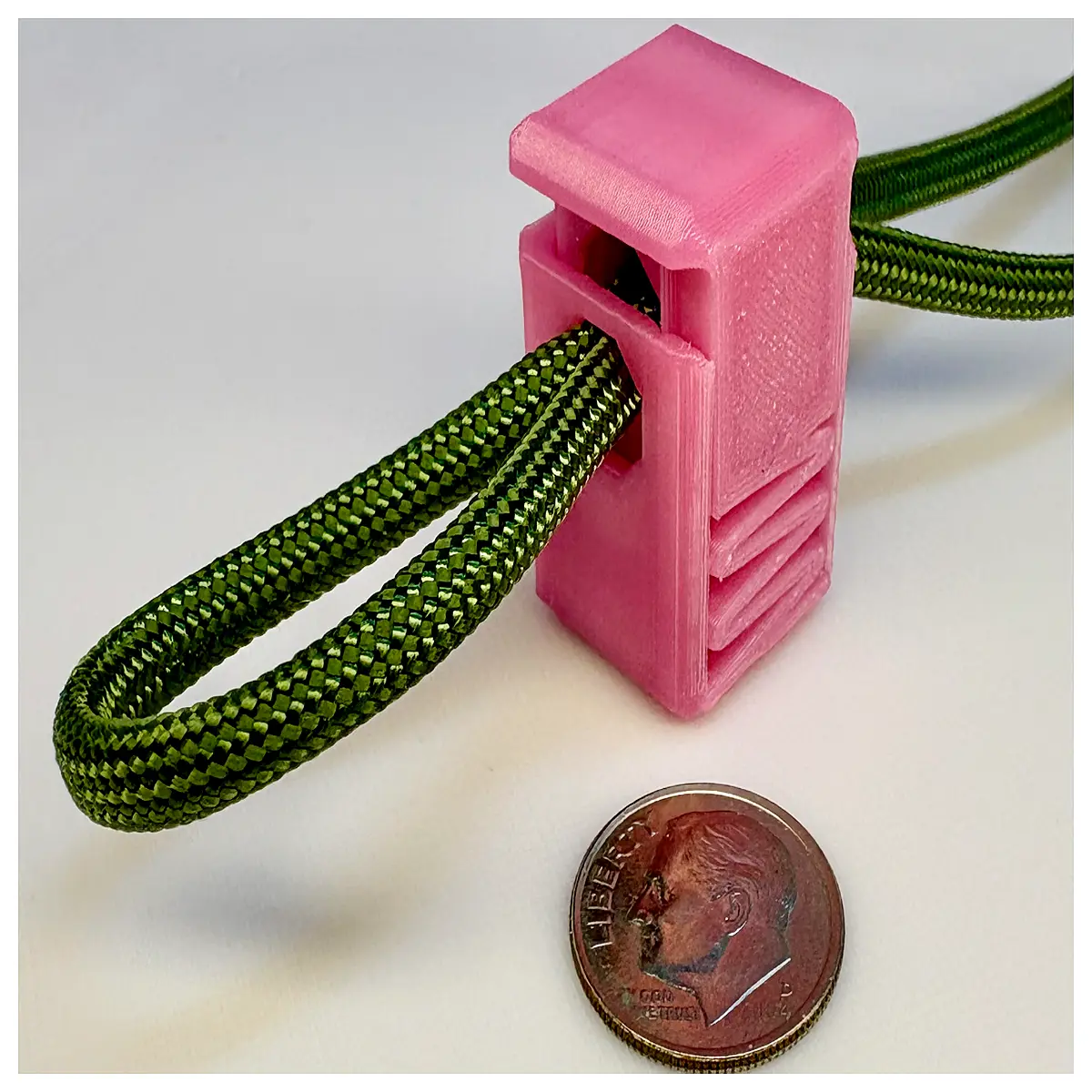 Rope Connector Locks Integrated 3D Printed Spring Spring Clips Lock Connectors Rope Linkers 3D Printed Spring