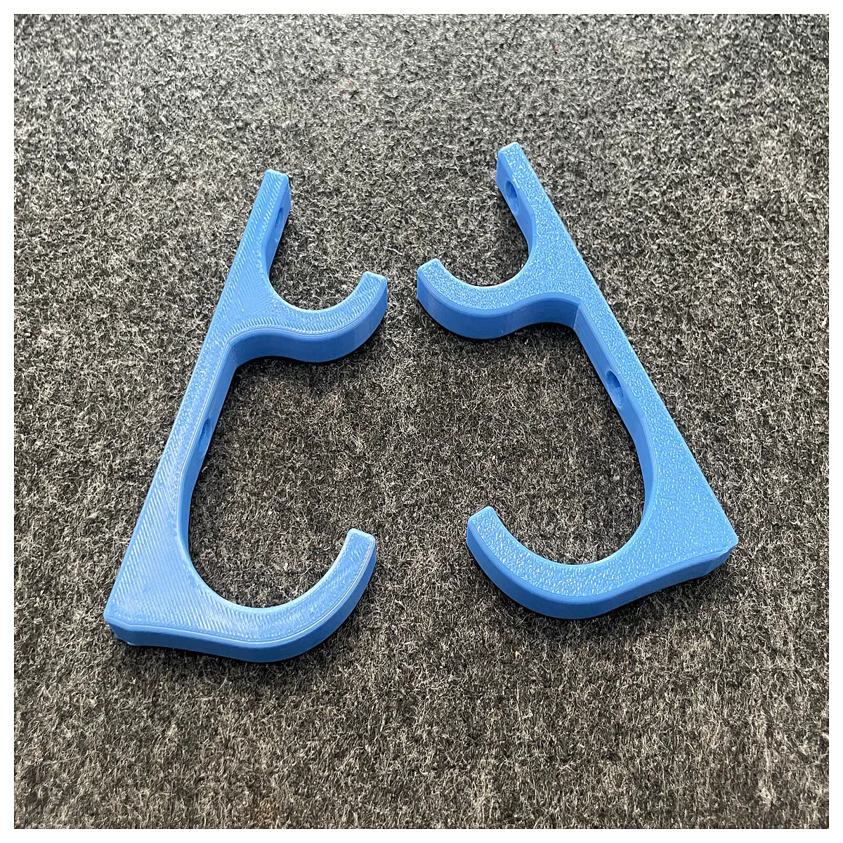 Double Fishing Rod Wall Mount Holder Fishing Rod Storage Rack Fish Rod Fixation Accessory Fishing Gear Wall Hook