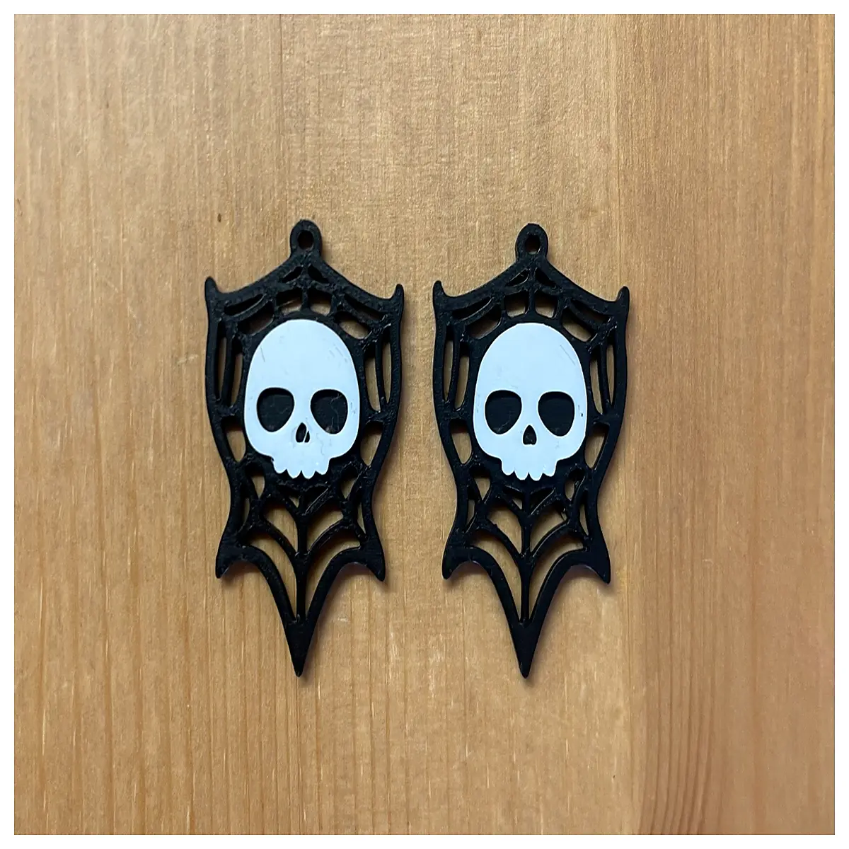 Skeleton Earrings Women Gothic Style Skull Jewelry Zombie Ear Clip Black Stud Earrings Gothic Earring Accessories