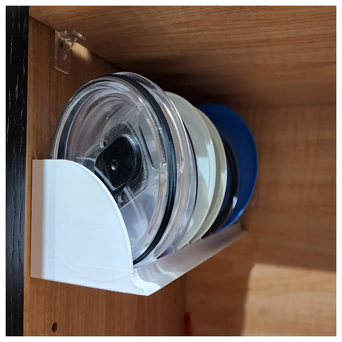 cabinet door hanging cup lid organizer rack storage holder for kitchen countertop