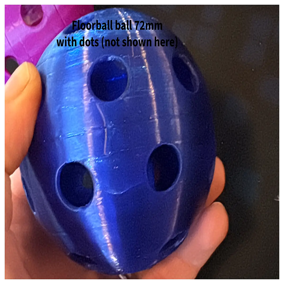 72mm Ice Floor Hockey Ball Ice Hockey Training Ball Field Hockey Ball Ice Hockey Equipment Hockey Ball