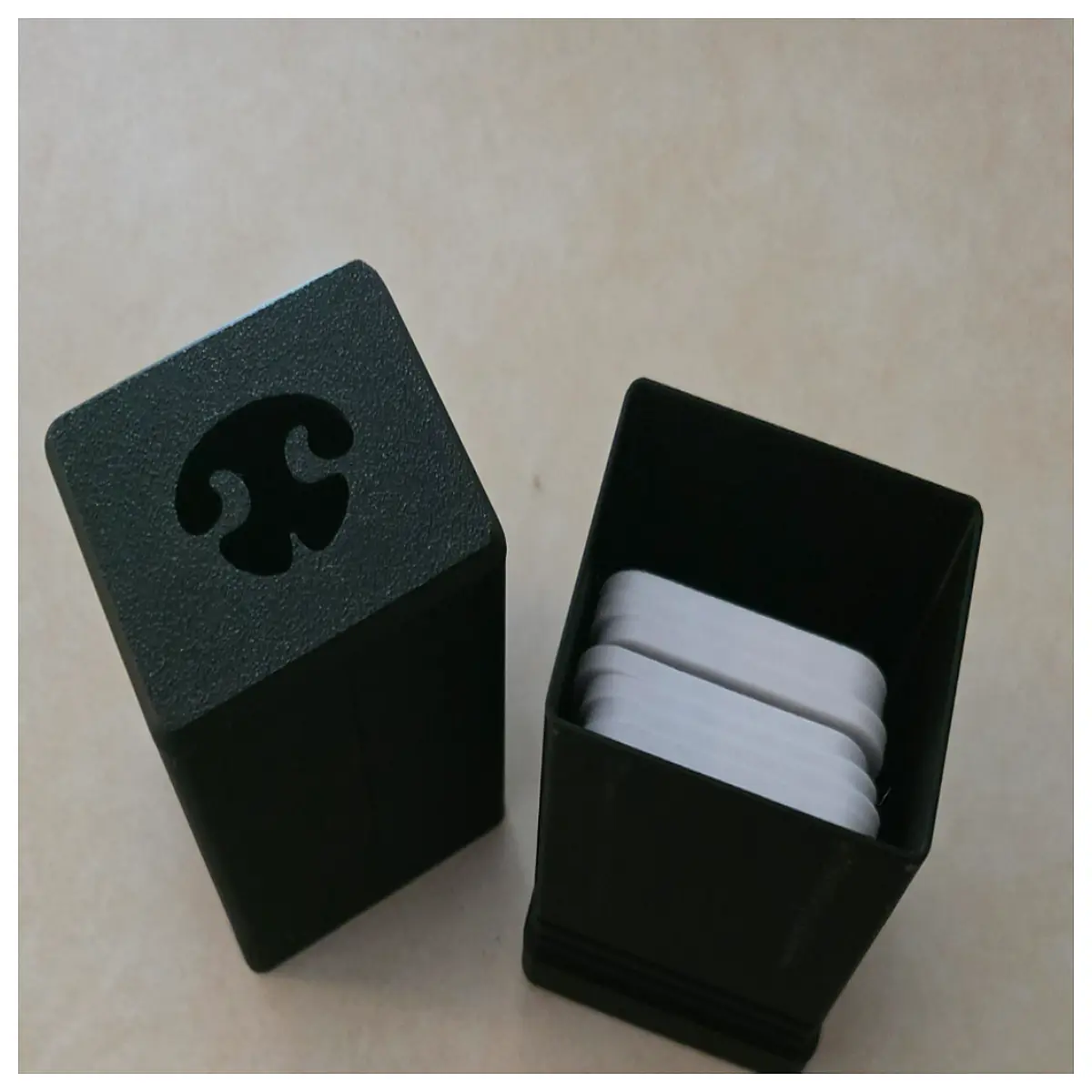 transparent sniffing game card storage box organizer for board game accessories protection cover