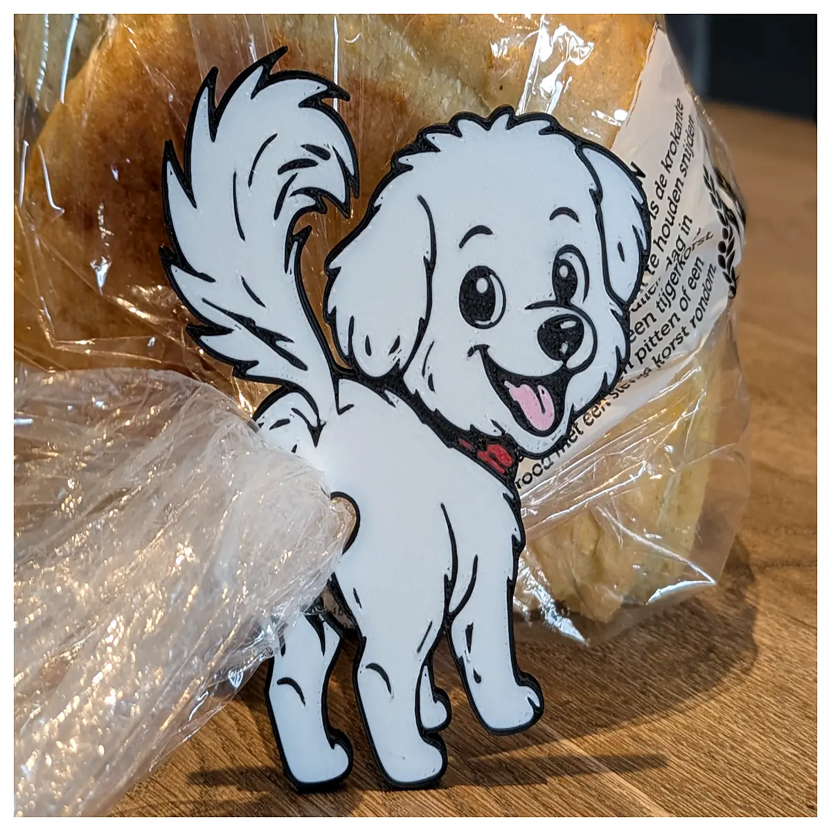 Maltese Dog Bag Clip Pet Food Bag Holder Dog Feeding Tool Prevents Spillage Easy Quick