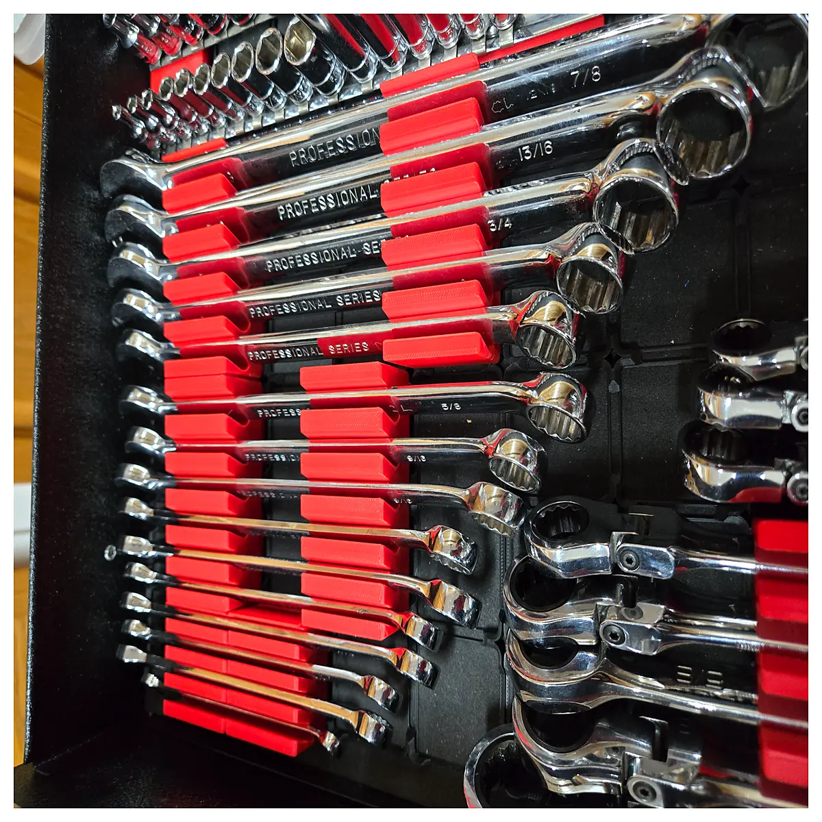 gridfinity organizer system for wrench storage modular toolbox bins magnetic base parts tray garage tool organization