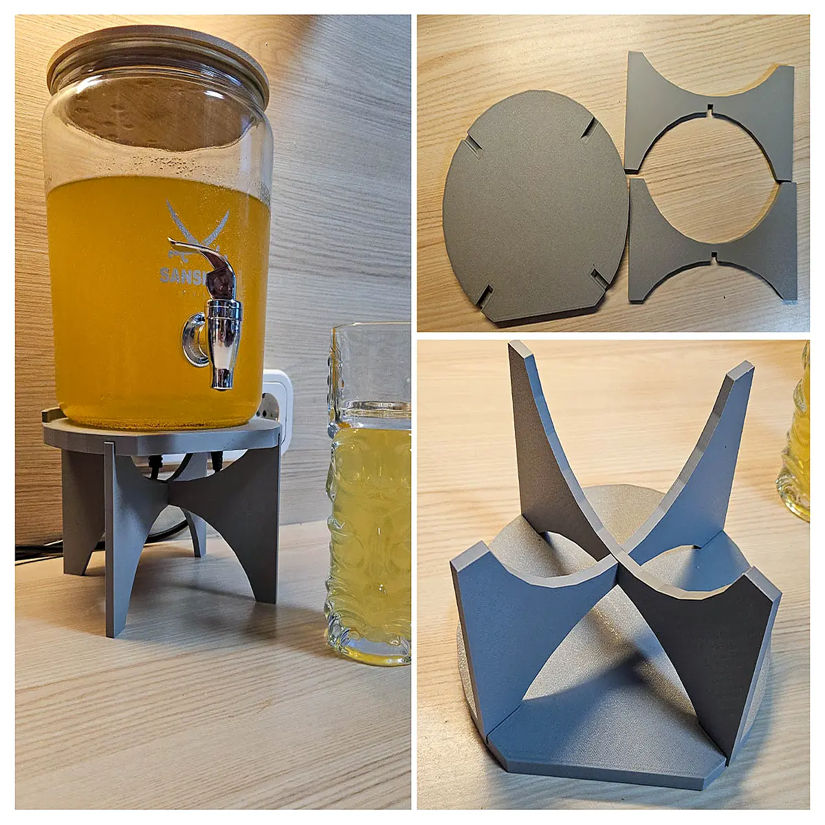 Portable Drink Dispenser Holder Water Station Support Office Drinker Stand Outdoor Water Dispenser Bracket Drinker Accessories