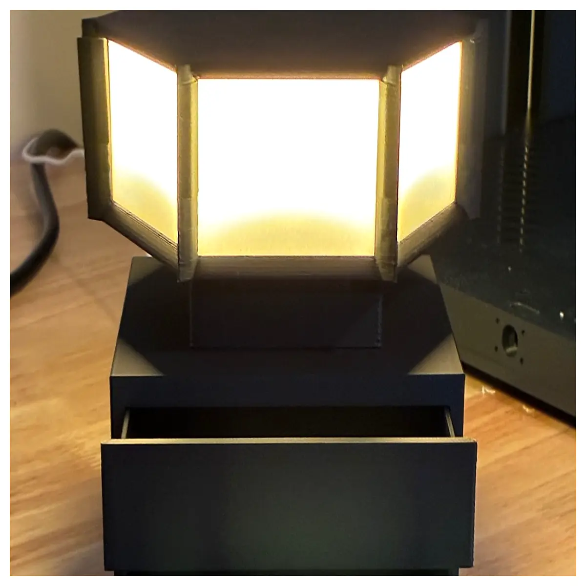 Japanese Jewelry Box Drawer Style Jewelry Box Desk Decor Lighting Gift Creative Home