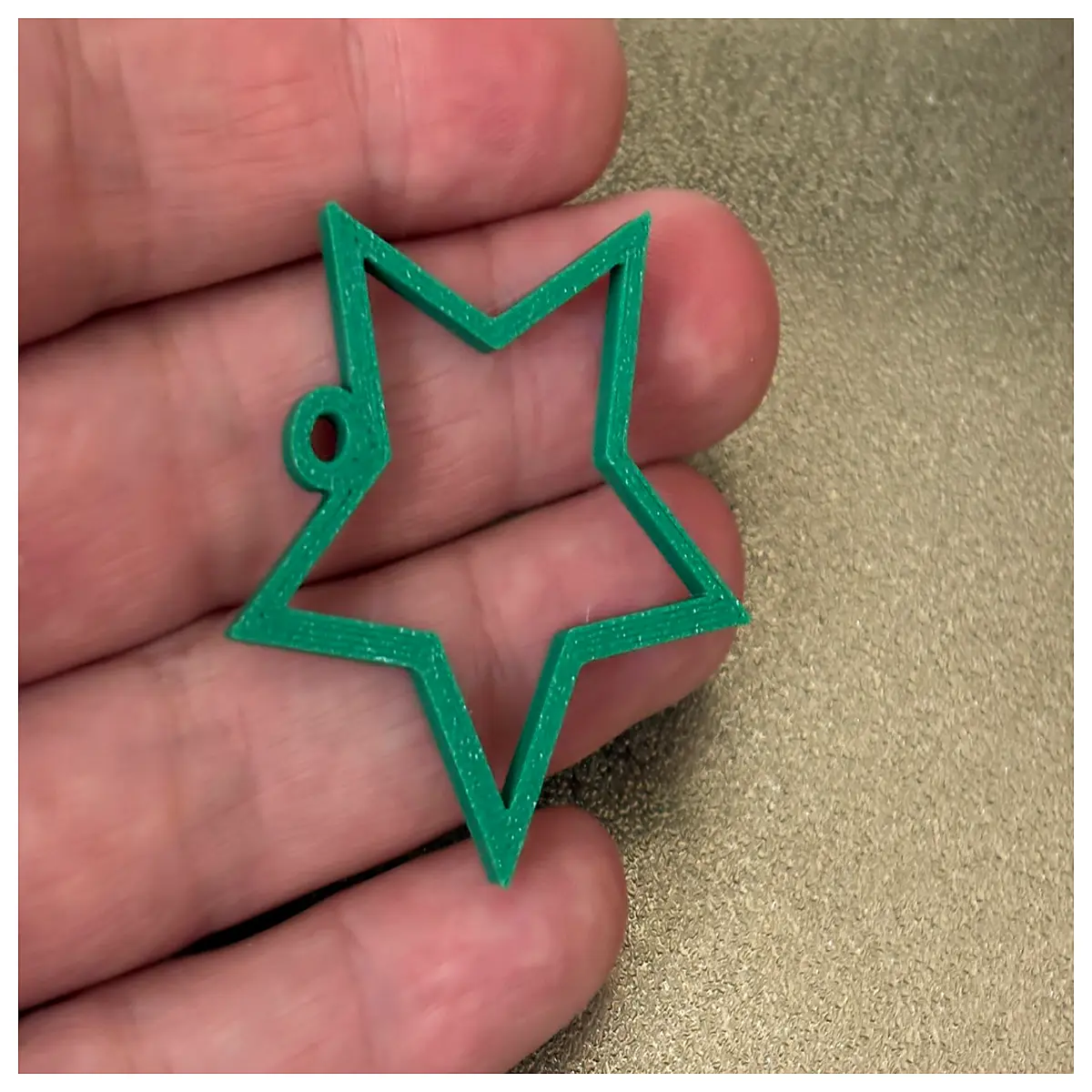 Star Shaped Keychain Charm Pendant Star Shape Keyring Decoration Gift Creative Accessory