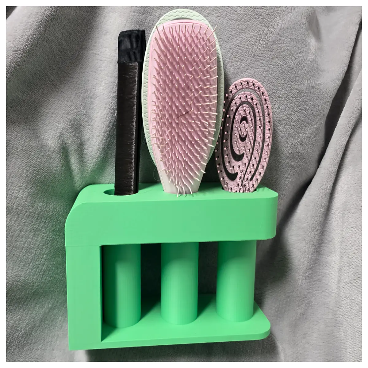 hair brush holder organizer for bathroom vanity countertop storage rack