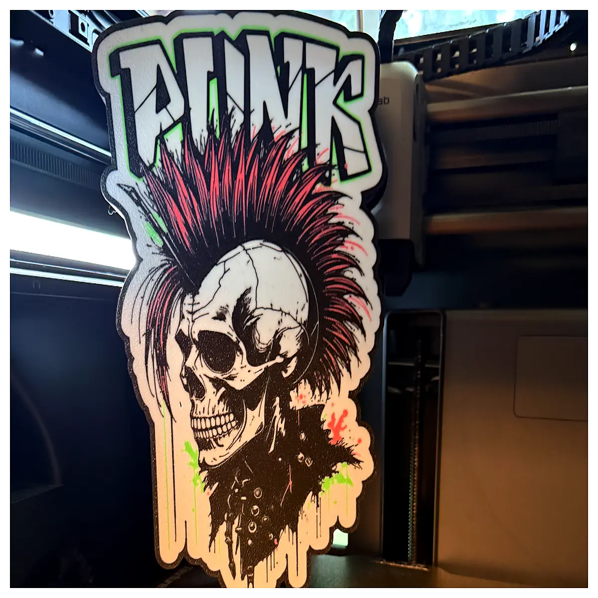 gothic rock skull night for bedroom wall decor punk aesthetic party lighting