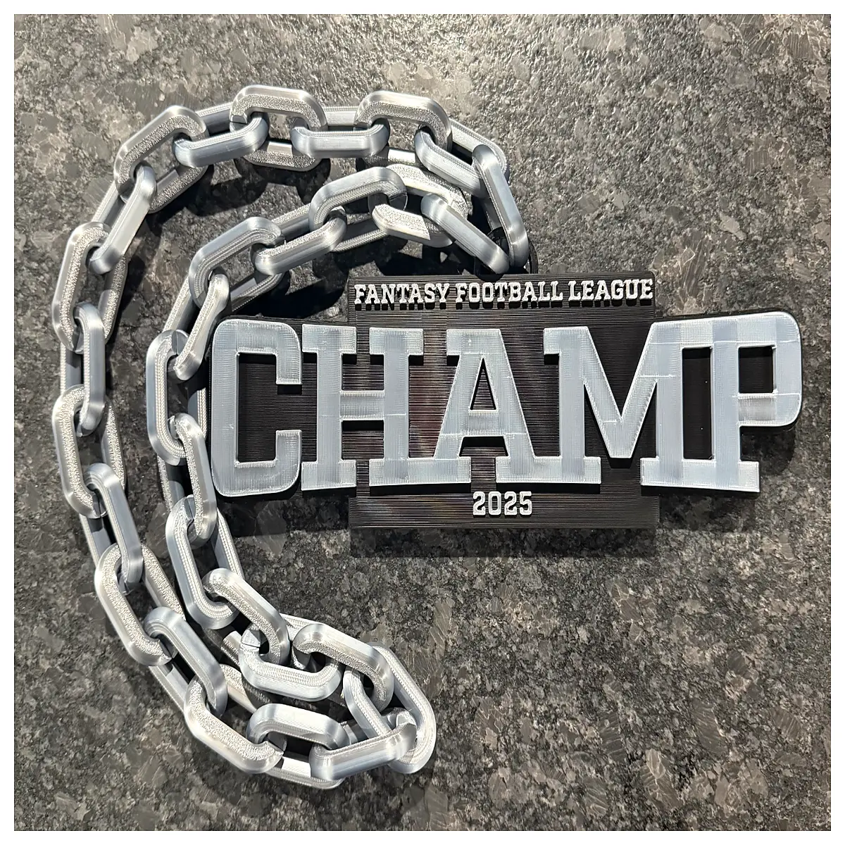 custom fantasy comeback championship necklace 2025 winner trophy him men s jewelry