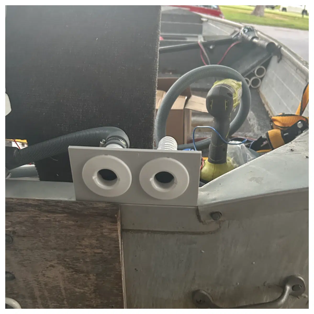Dual Compartment Pumping Support Bracket Installation Fixing Ship Equipment Parts Pump Support Structure Ship Accessories