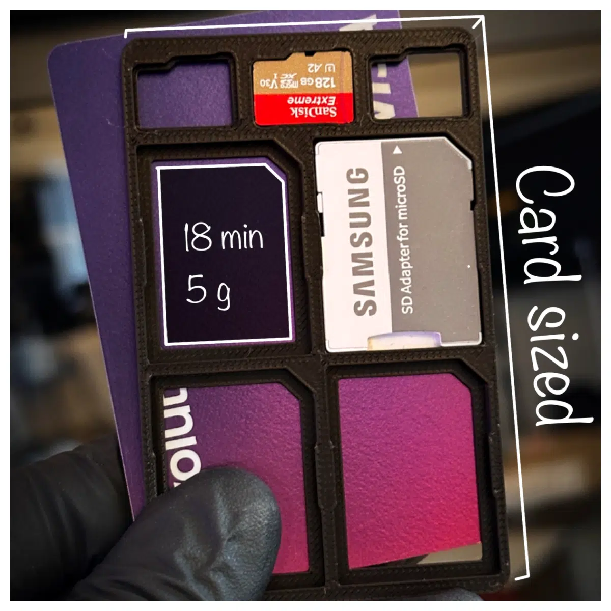 SD Card Case Compact Wallet Holder Card Protection Portable Storage Box for Phone Accessories
