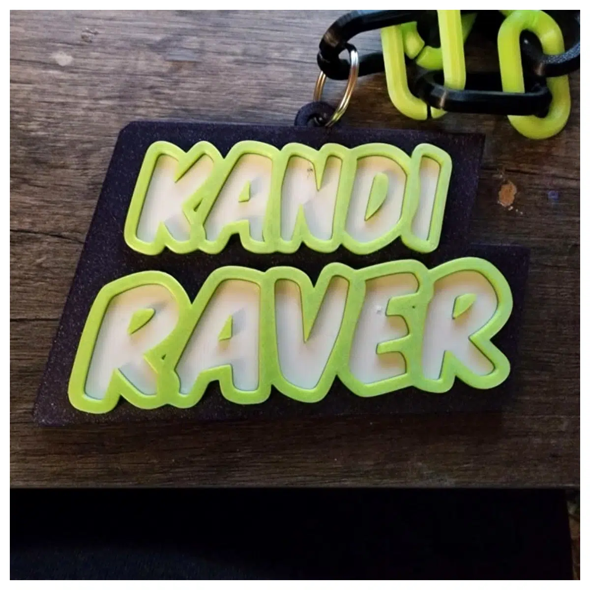 Kandi Raver Heavy Choker Swinging Pendant Party Jewelry Hip Hop Chain Trendy Accessories Rock Style Party Decoration Pendant Accessories