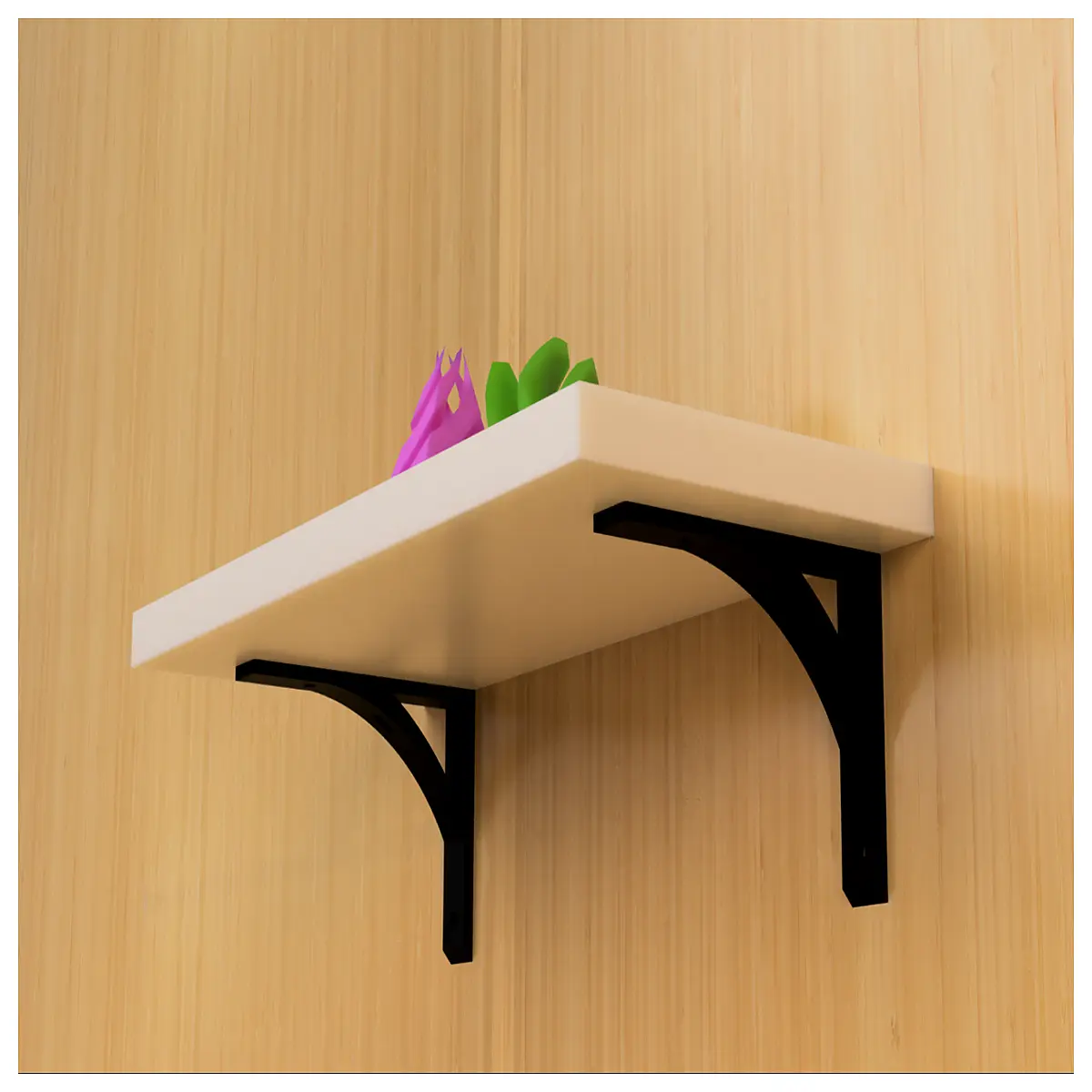 Modern Wall Mounted Shelves 120x100x20 Wall Storage Rack Kitchen Bathroom Organizer Space Saving Solution