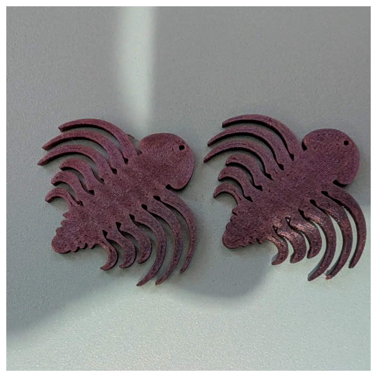 Three Leaf Cicada Earrings Dangle Charm Creative Small Ornament Girl Gift Festival Accessories Elegant Earrings