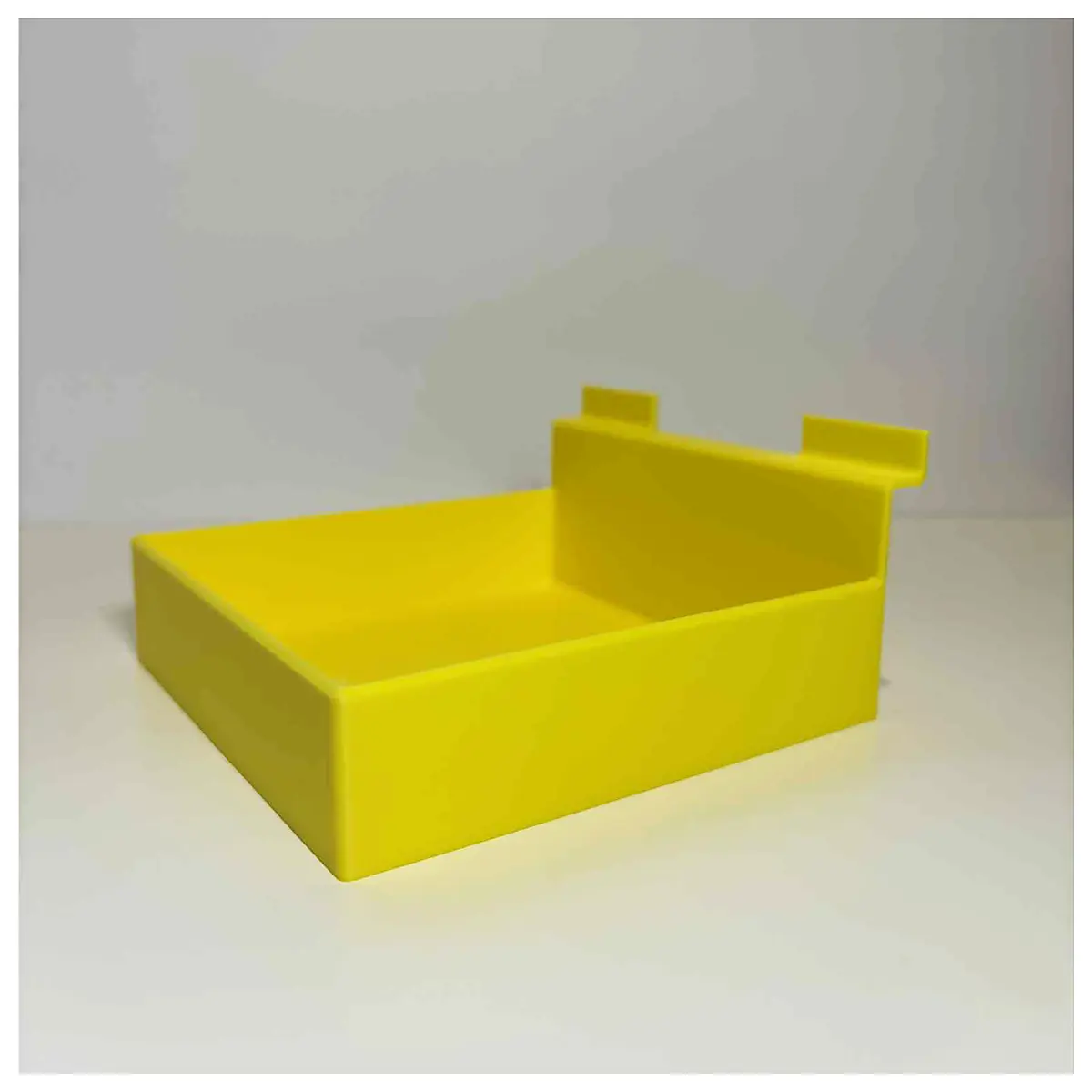 small slatwall storage bins plastic organizer for retail shelves