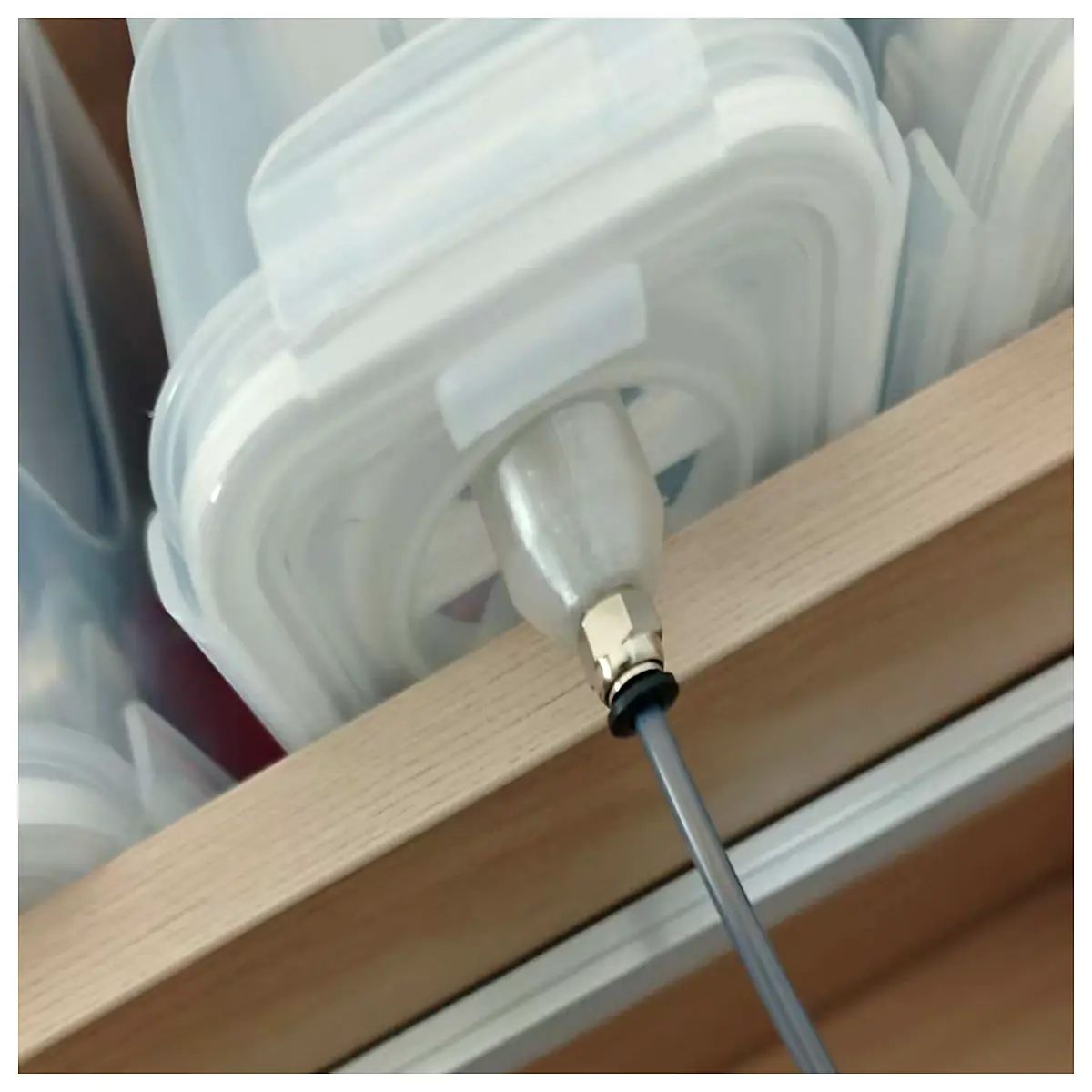 4L Bucket Lid Magnet Suction Feed Port Cover Seal Lid Accessory Bucket Lid Parts Cover Storage Accessories