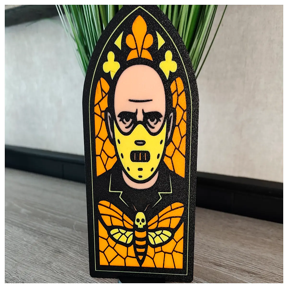 Hannibal Lecter Window Glass Decorative Glass Art Glass Modern Windows Villa Decoration Interior Design Glass Accessories