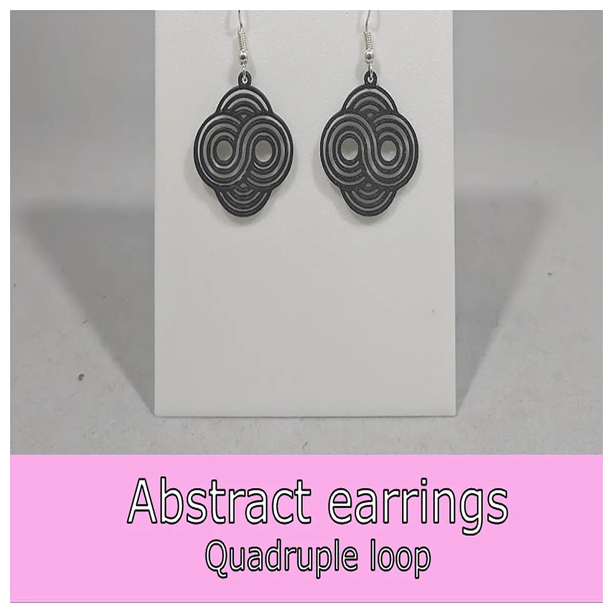 Quad Ring Earrings Abstract Earrings Geometric Earrings Earrings Modern Earrings Decorative Earrings Geometric Shape Creative Earrings Trendy E