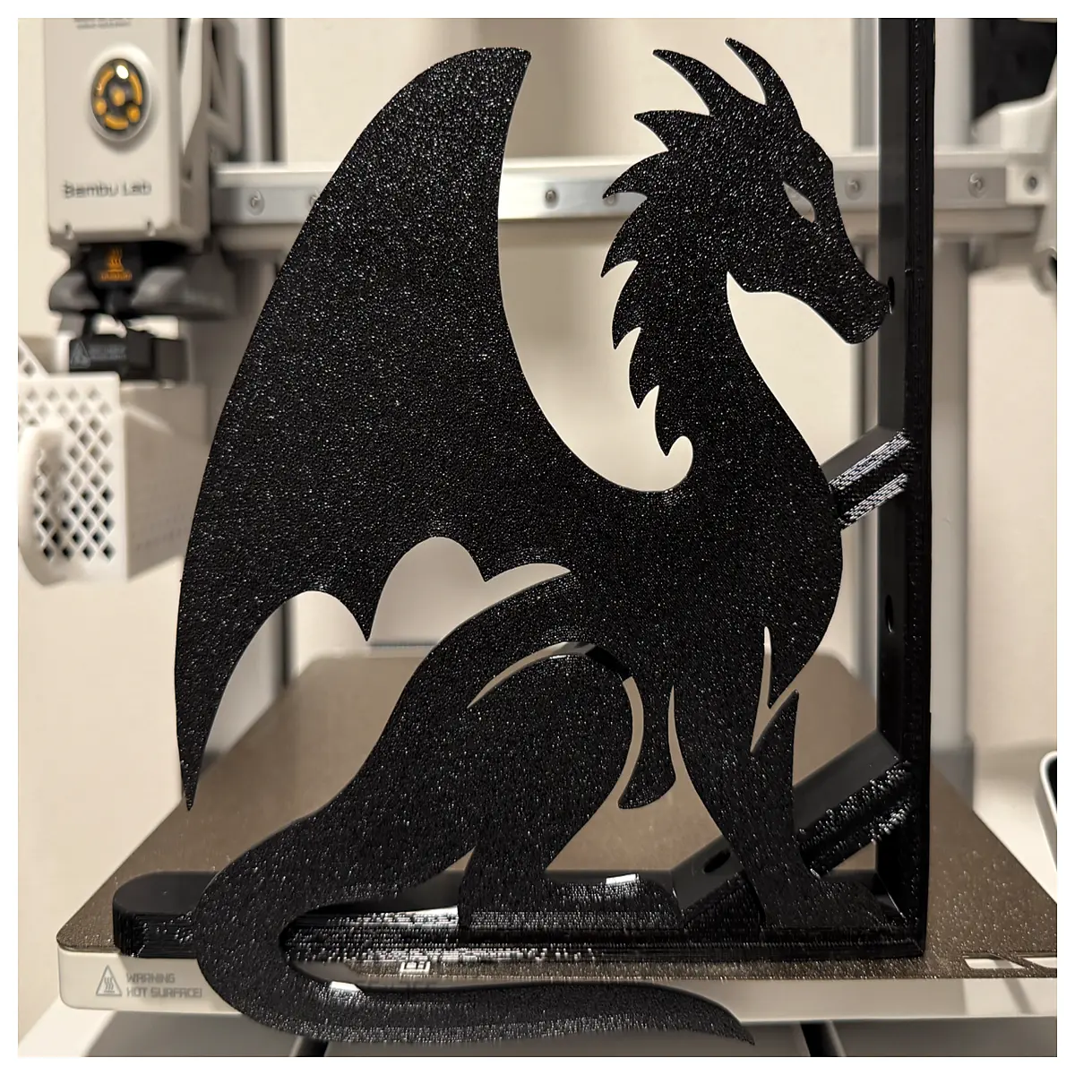 dragon head shelf bracket end cap decorative wood carving furniture finial ornate animal motif corner support