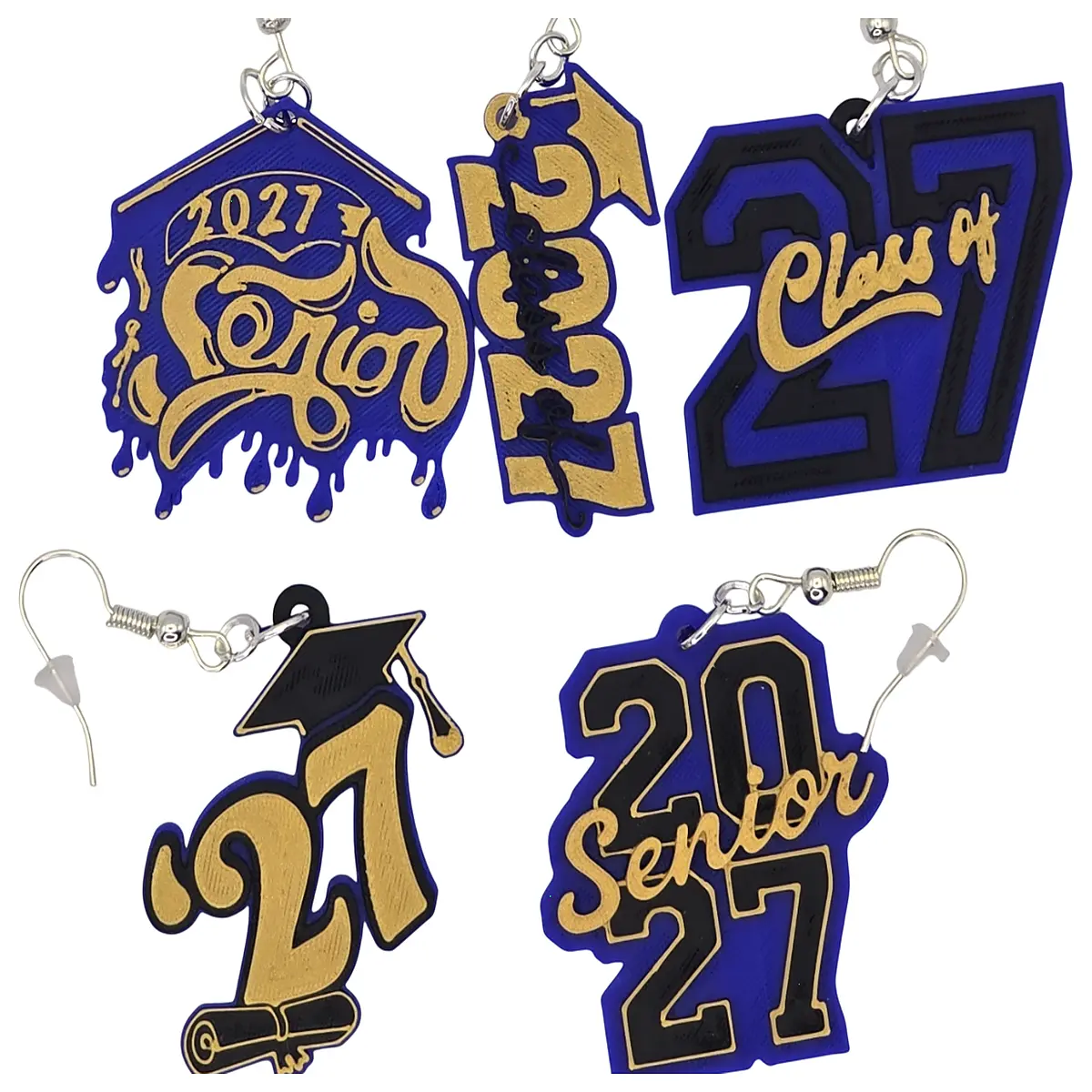 2027 Graduation Earrings Women Student Graduation Decoration Memorial Gift Earring Jewelry Graduation Gift Trendy Earrings
