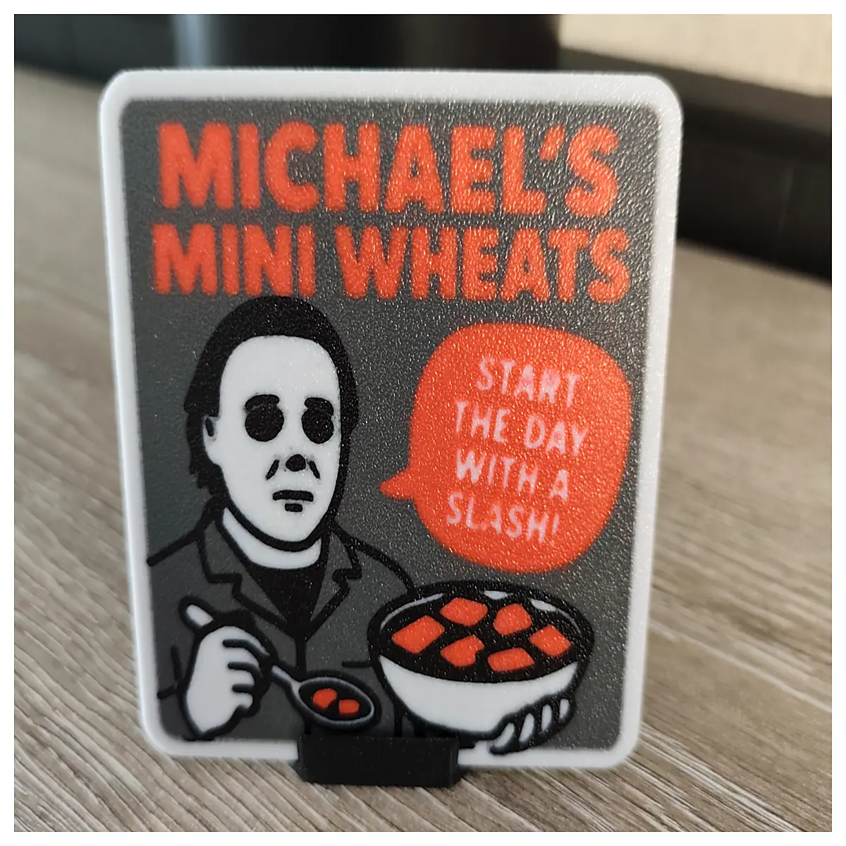 Michael Myers Horror Movie Coaster Table Protector Spill Collectible Decor Kitchen Mat