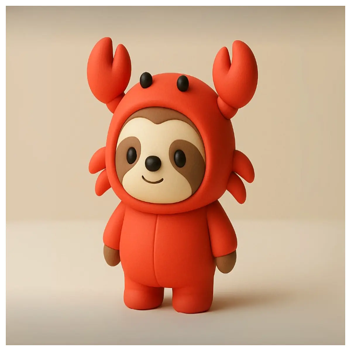 cute crab costume panda plush toy adorable animal crossover stuffed animal for kids crab panda hybrid gift soft huggable creature toy