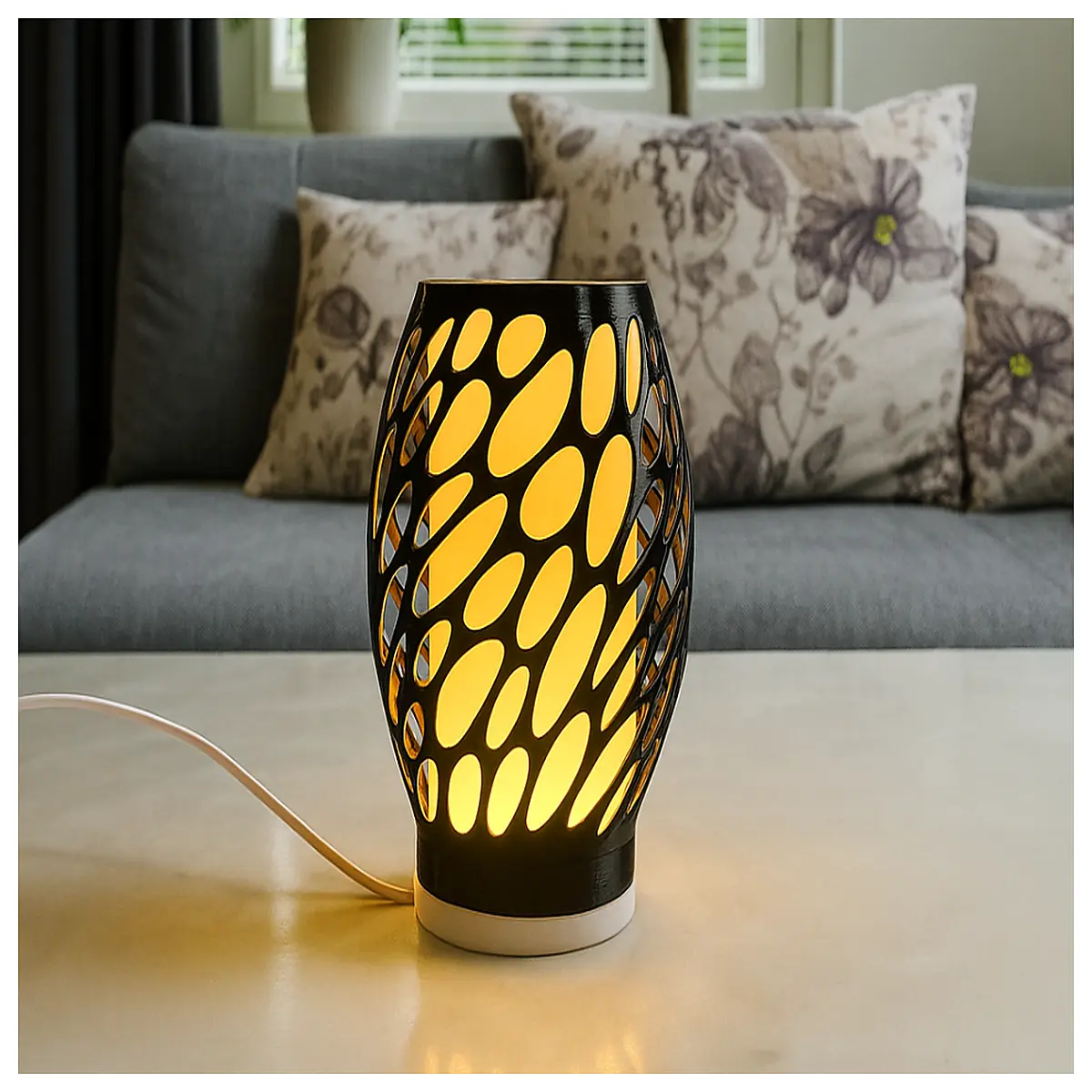 Voronoi Ceiling Living Room Decor Bedroom Lighting Modern Minimalist Illumination Decorative Bulb