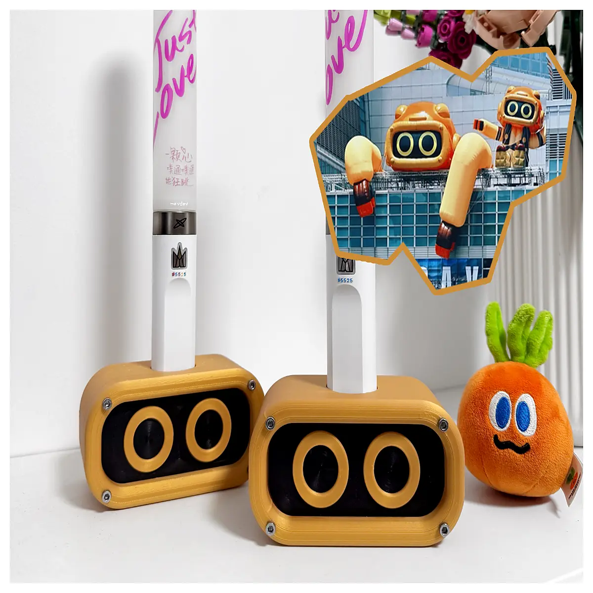 Mayday Glow Stick Base Cat Star Holder Glow Stick Accessory Handheld Support Concert Stage