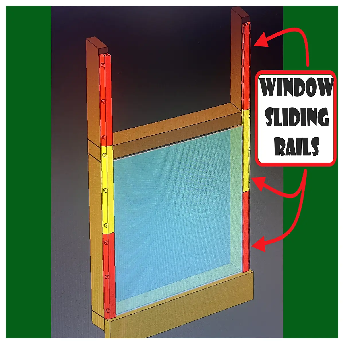 Pull Cord Window C Channel Guide Rail for Deer Pens Livestock Fencing Accessories Channel Railing System C Type Guide Rail