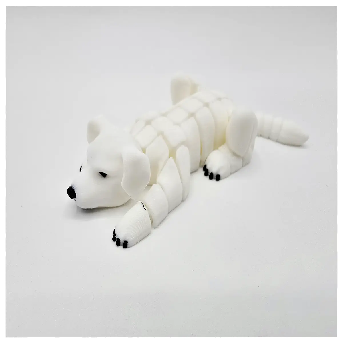 cute sleeping dog plush toy movable limbs realistic snoring pet pillow for kids