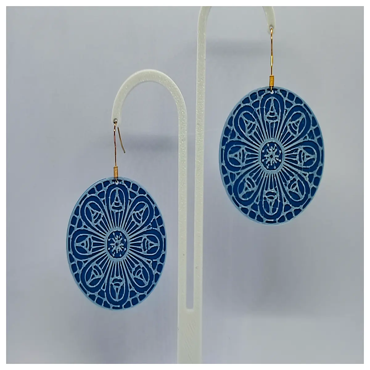 Blue Crystal Rose Earrings Women s Elegant Jewelry Romantic Rose Flower Earring Gemstone Accessories Gift