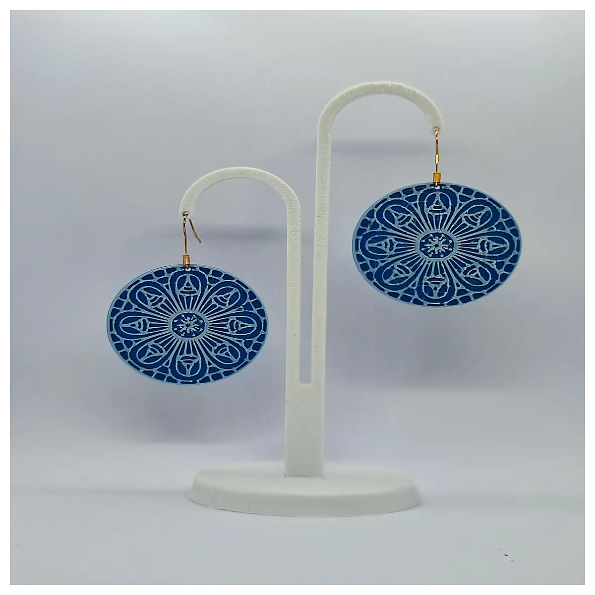Blue Crystal Rose Earrings Women s Elegant Jewelry Romantic Rose Flower Earring Gemstone Accessories Gift