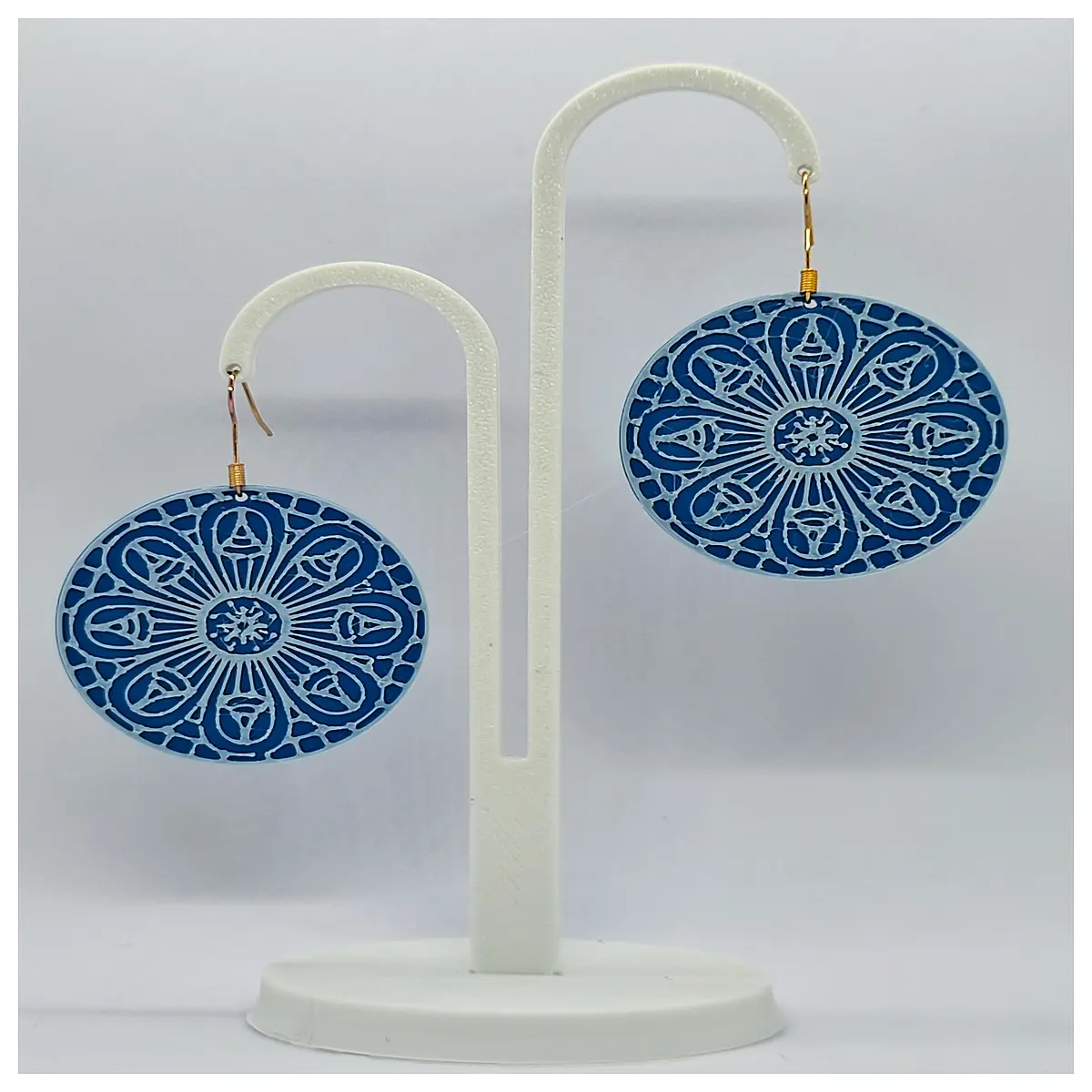 Blue Crystal Rose Earrings Women s Elegant Jewelry Romantic Rose Flower Earring Gemstone Accessories Gift