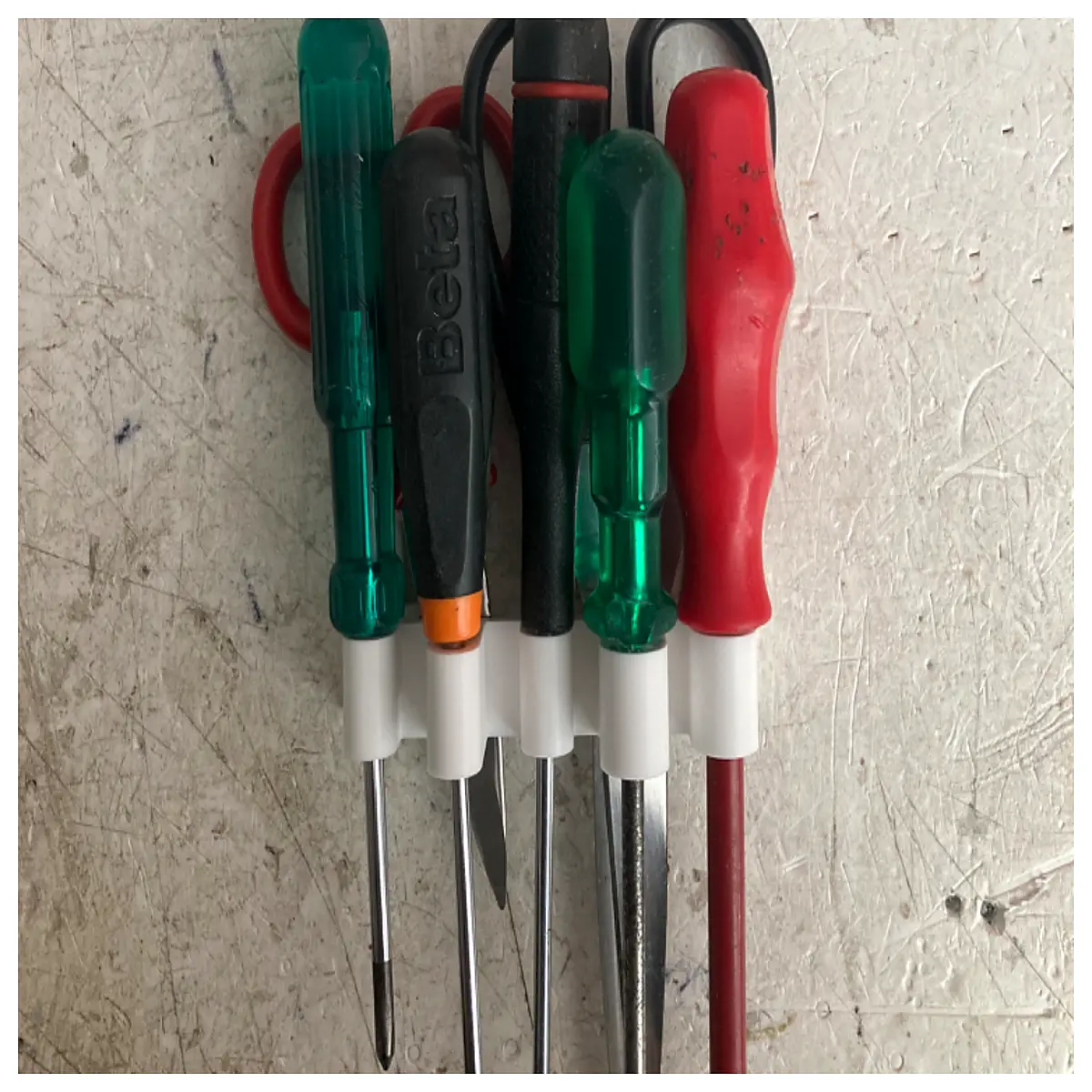 Screwdriver Tool Organizer Stand Fastening Tool Storage Box Repair Tool Screw Driver Accessories Holder Quick Storage Efficient Work