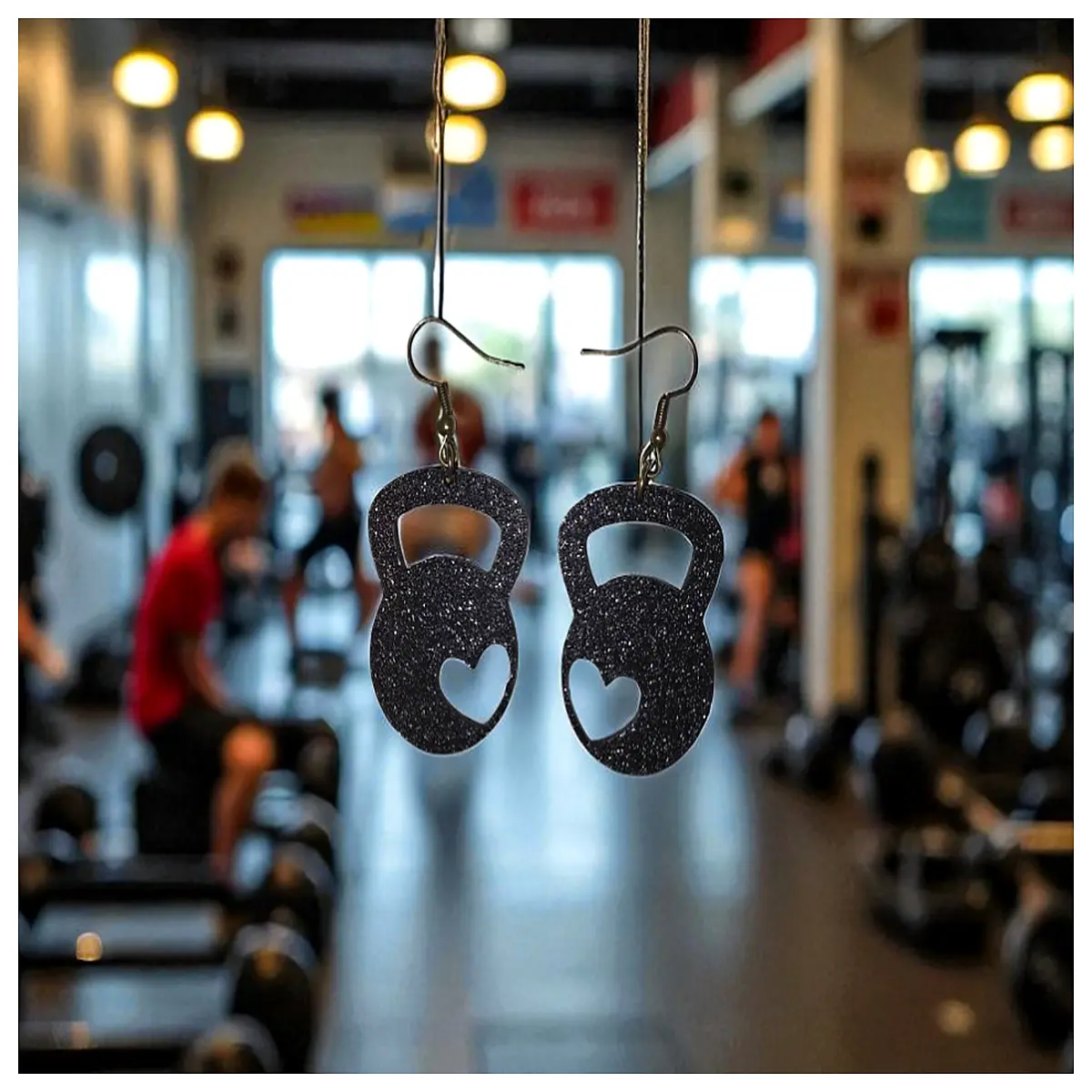 Kettlebell Earrings Women s Dumbbell Shaped Stud Earrings Fitness Fashion Accessories Girls Gift Trendy Earring