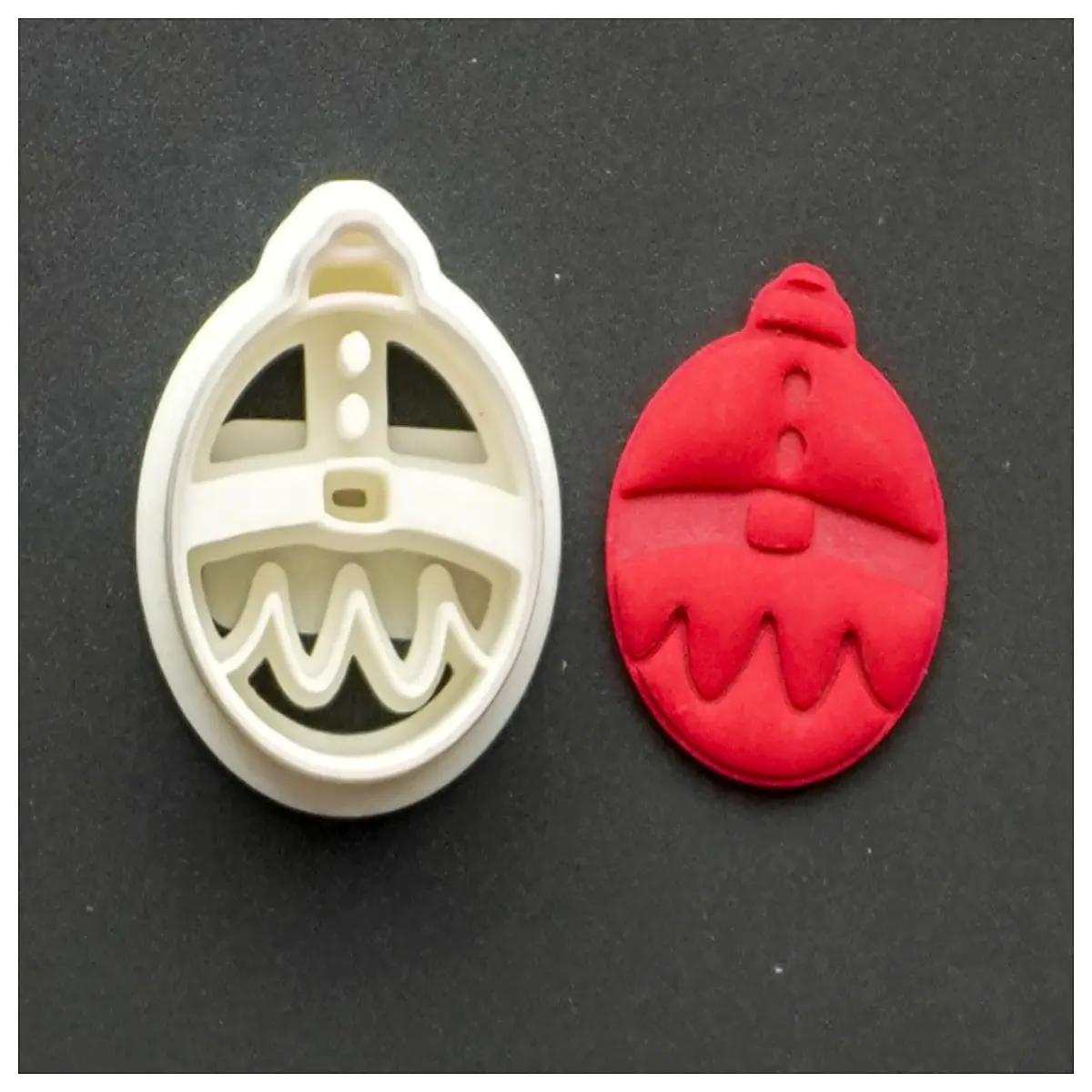 Christmas Ball Soft Clay Cutter Earrings Christmas Decoration Crafting Accessories Festive Gift Holiday Ornament