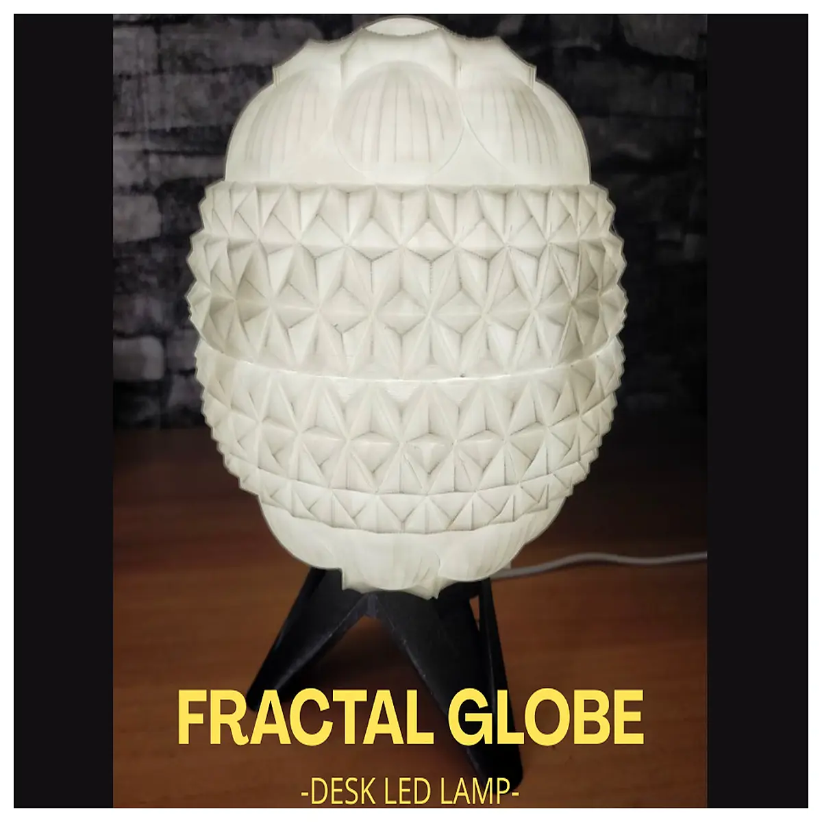 Fractal Sphere Geometric Decor Modern Home Lighting Creative Lamps Decorative Lights Geometric Shape
