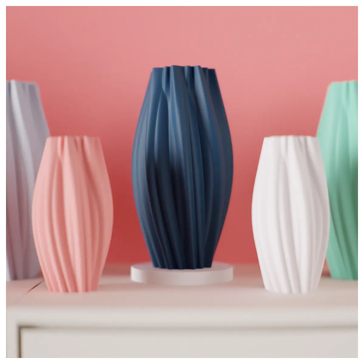 modern organic vase sculpture decor abstract ceramic art piece for living room shelf handcrafted home accent