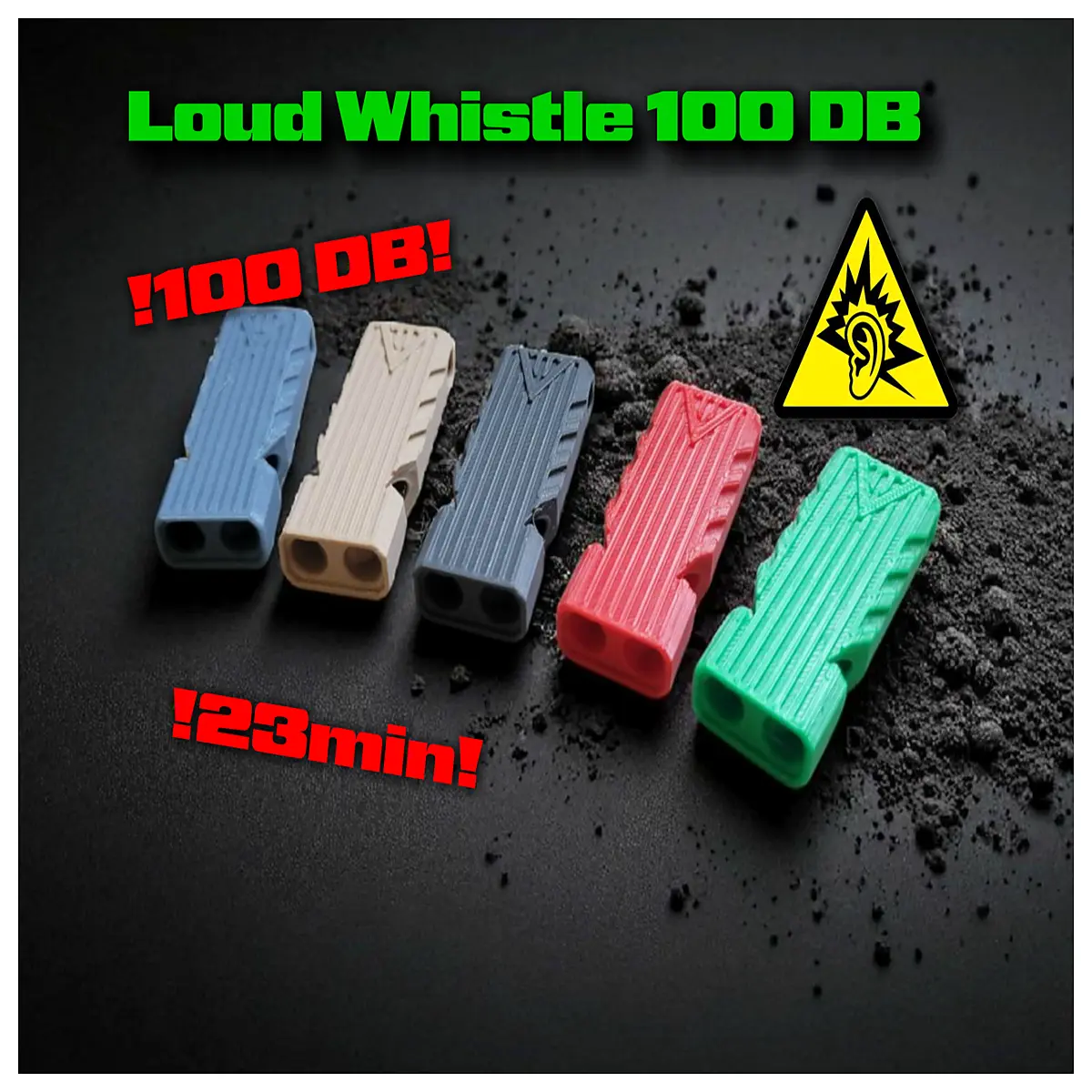 High Tone Whistle 100DB Loud Sound Effects Toy for Kids Safety Outdoor Activity Whistle Sound Toys