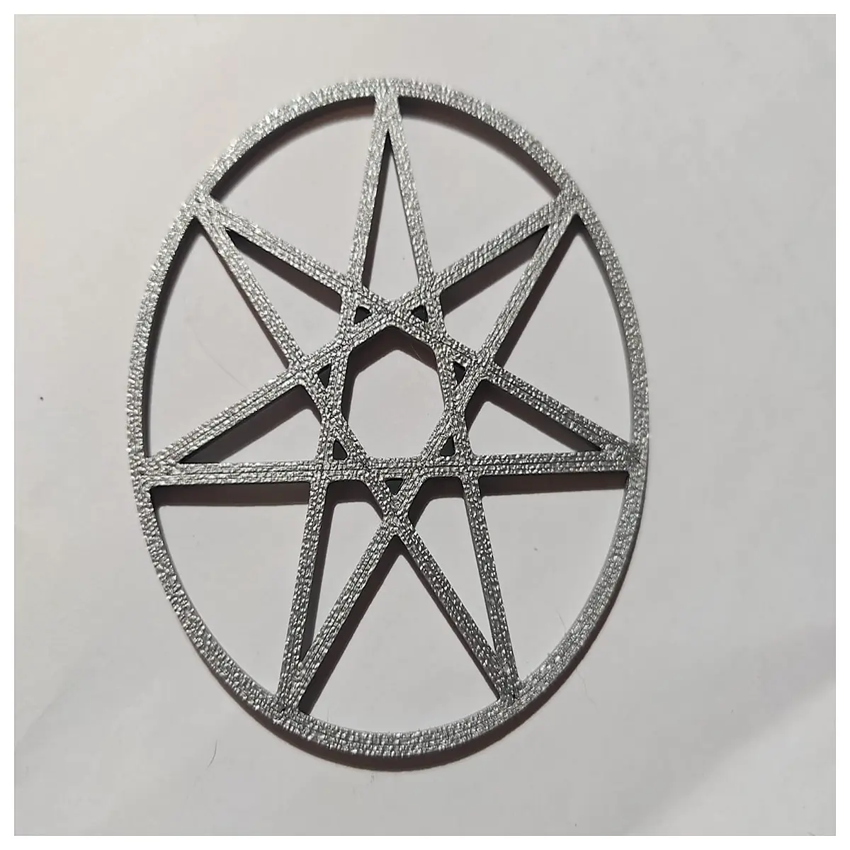 Seven Pointed Star Amulet Evil Protection Lucky Charm Traditional Jewelry Home Decor Spirit Energy Crystal Family